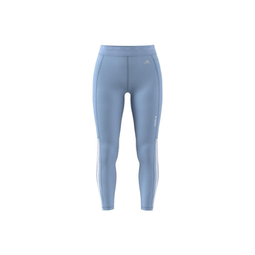 Techfit Hyperglam 7/8 Leggings, Blue, A901_ONE, large image number 10