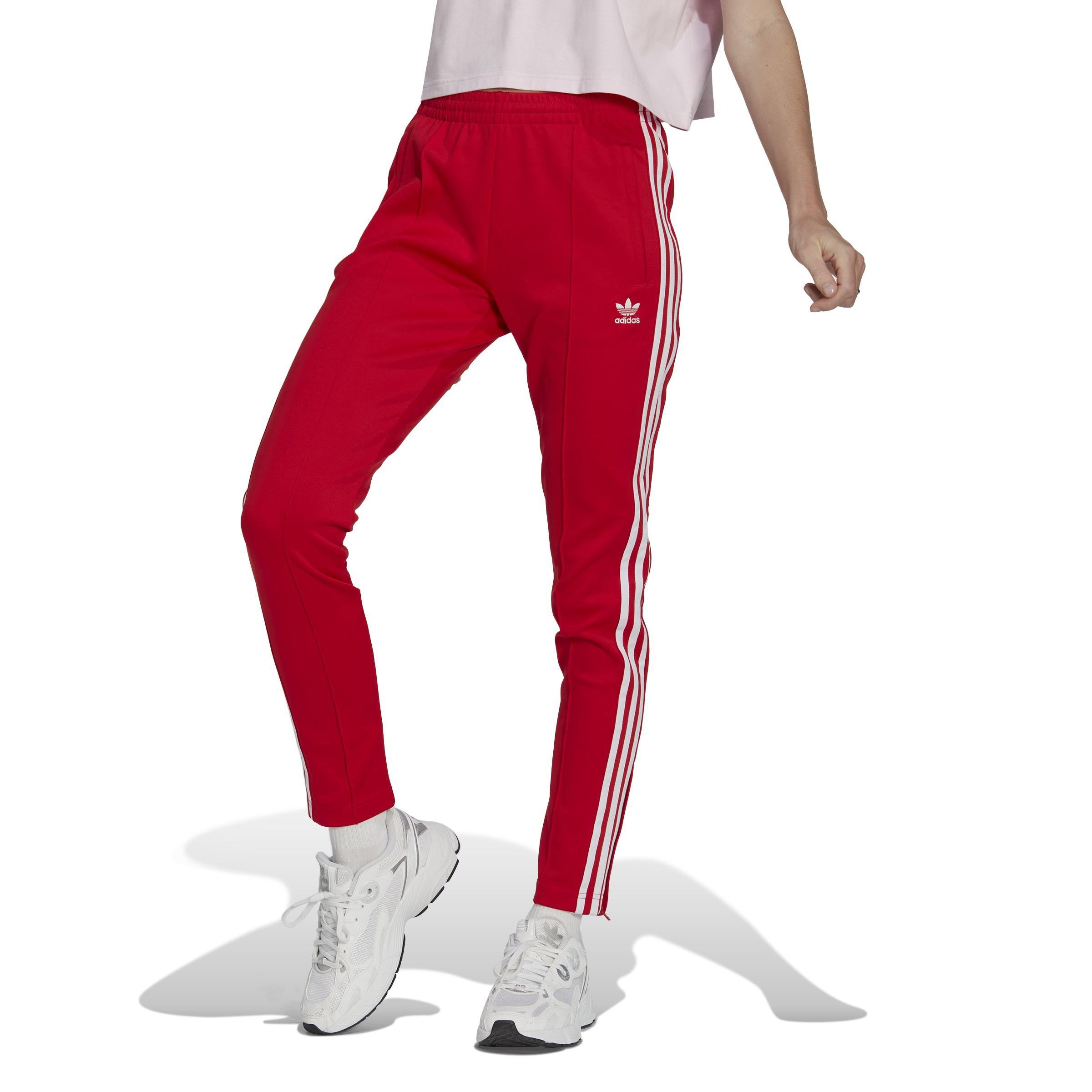 Adicolor Sst Tracksuit Bottoms, Red, A901_ONE, large image number 5