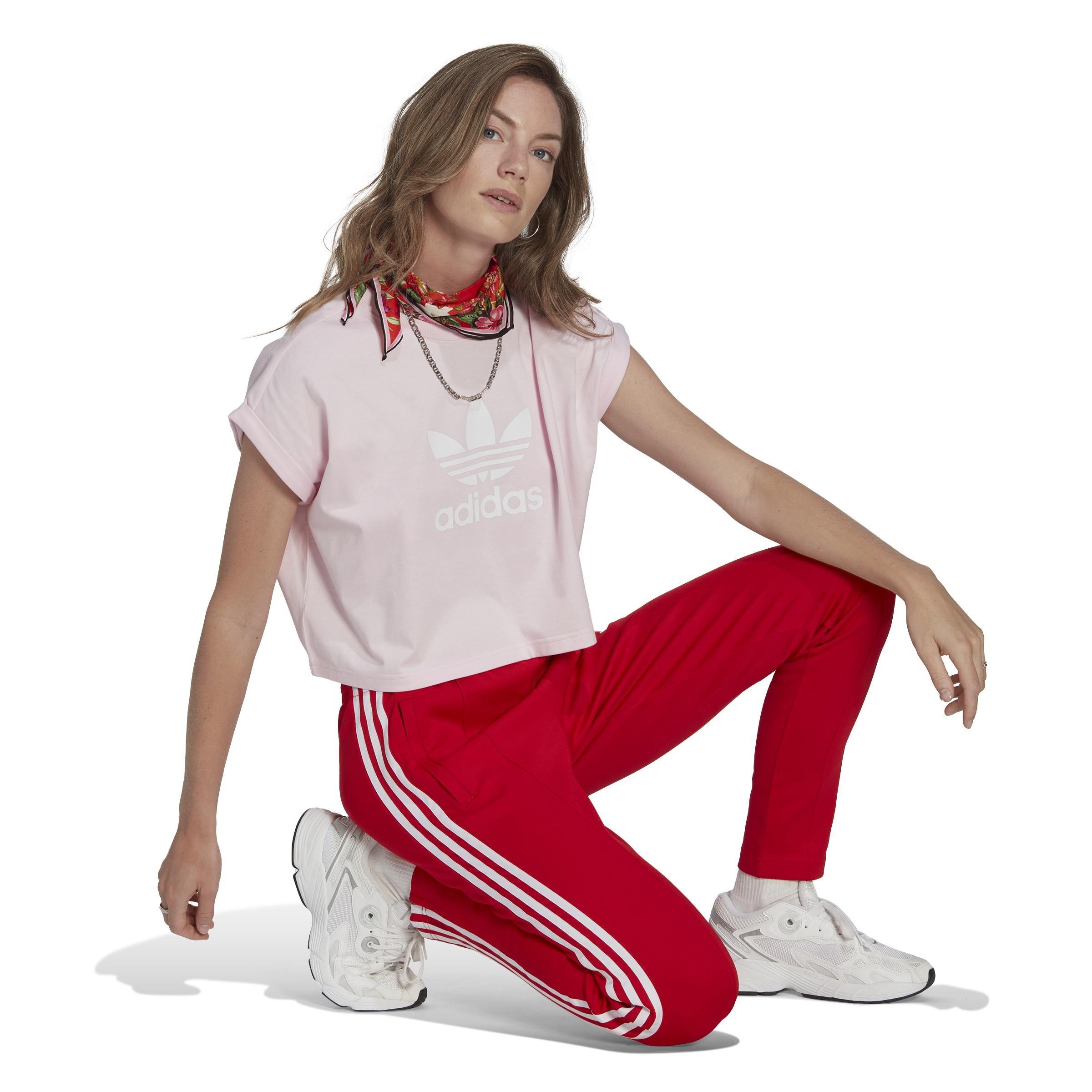 Adicolor Sst Tracksuit Bottoms, Red, A901_ONE, large image number 6