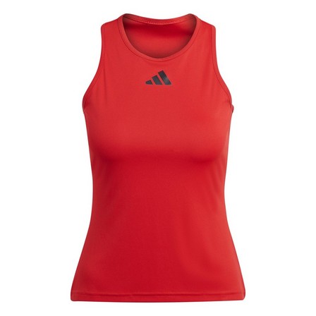 Women Club Tennis Tank Top, Red, A901_ONE, large image number 0