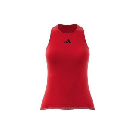 Women Club Tennis Tank Top, Red, A901_ONE, large image number 9