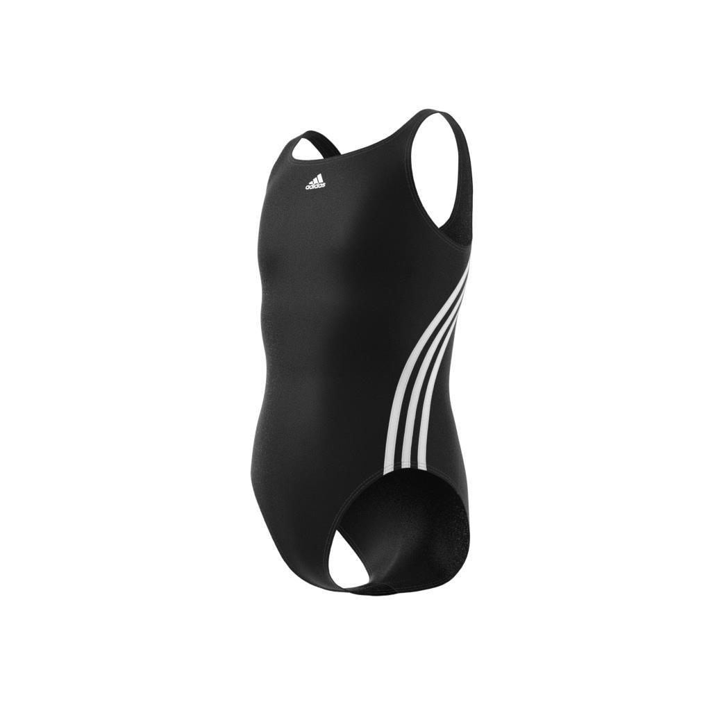 Kids 3-Stripes Swimsuit, Black, , large image number 11