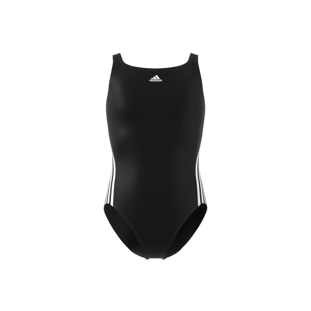 Kids 3-Stripes Swimsuit, Black, , large image number 13