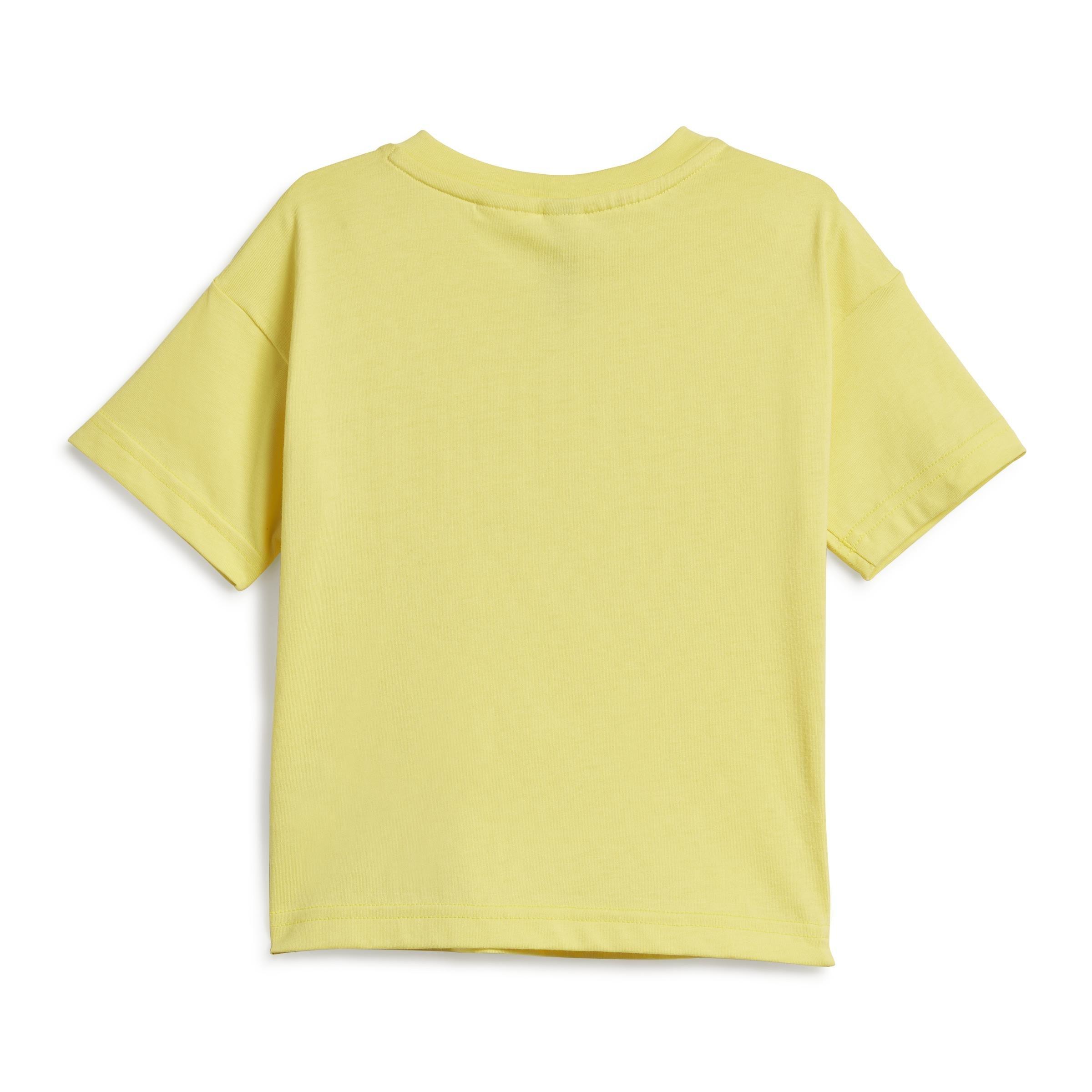 Unisex Kids Classic Lego Tee And Short Leggings Set, Yellow, A901_ONE, large image number 2