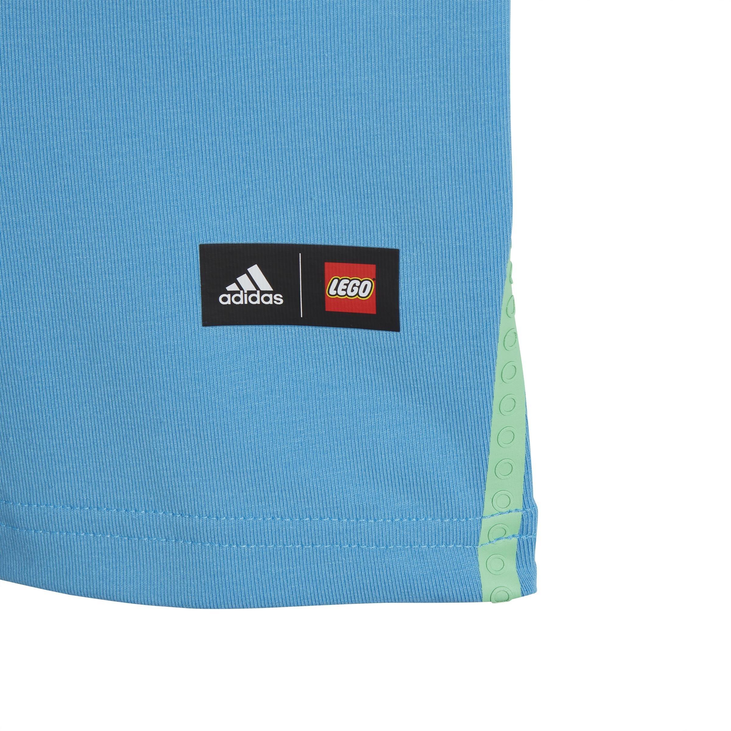 Unisex Kids Classic Lego Tee And Short Leggings Set, Yellow, A901_ONE, large image number 5