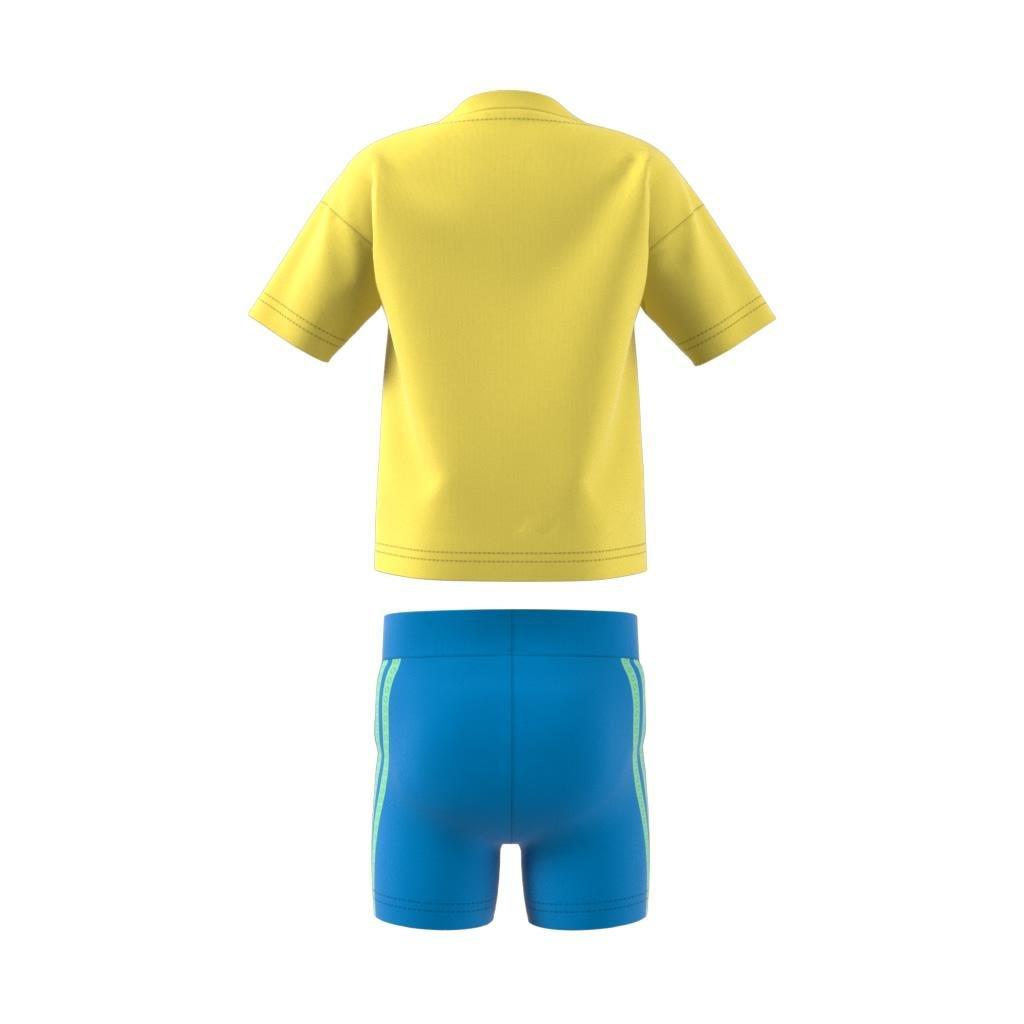 Unisex Kids Classic Lego Tee And Short Leggings Set, Yellow, A901_ONE, large image number 10