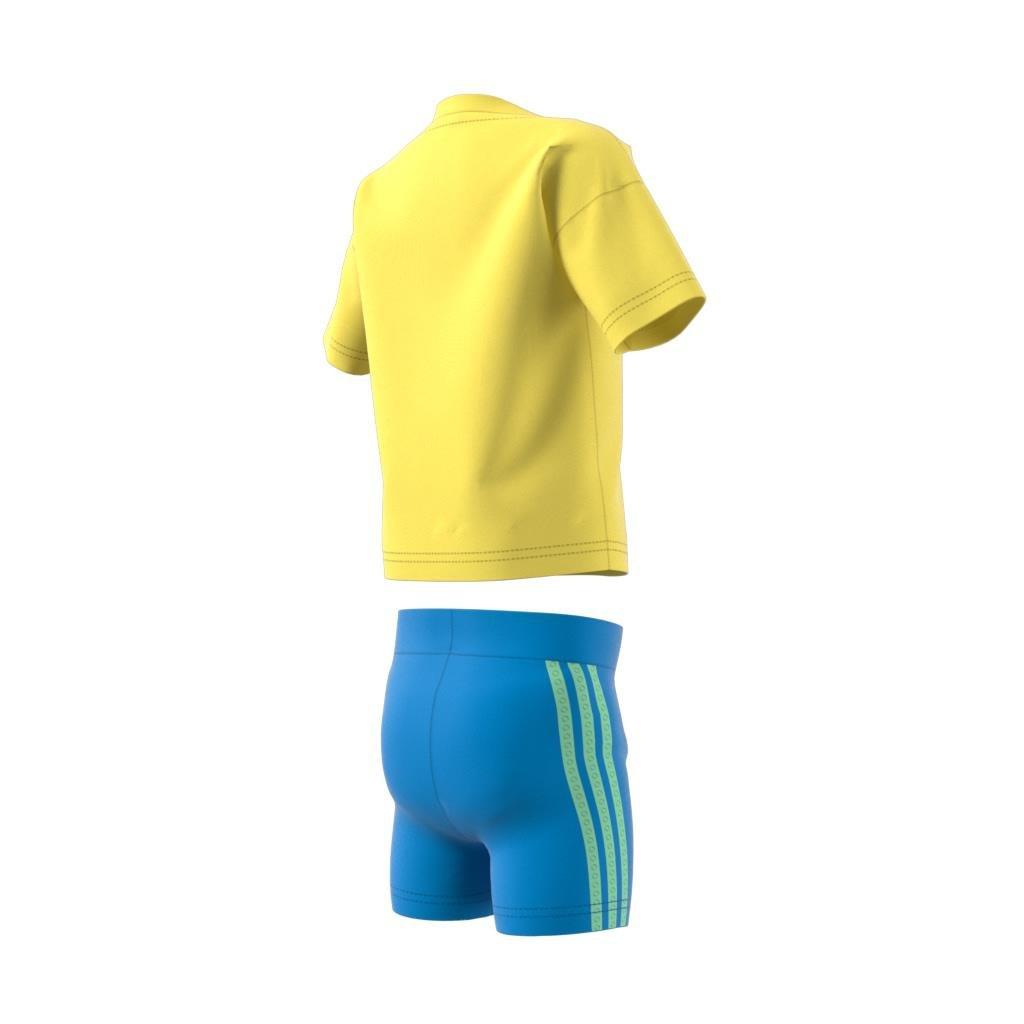 Unisex Kids Classic Lego Tee And Short Leggings Set, Yellow, A901_ONE, large image number 13