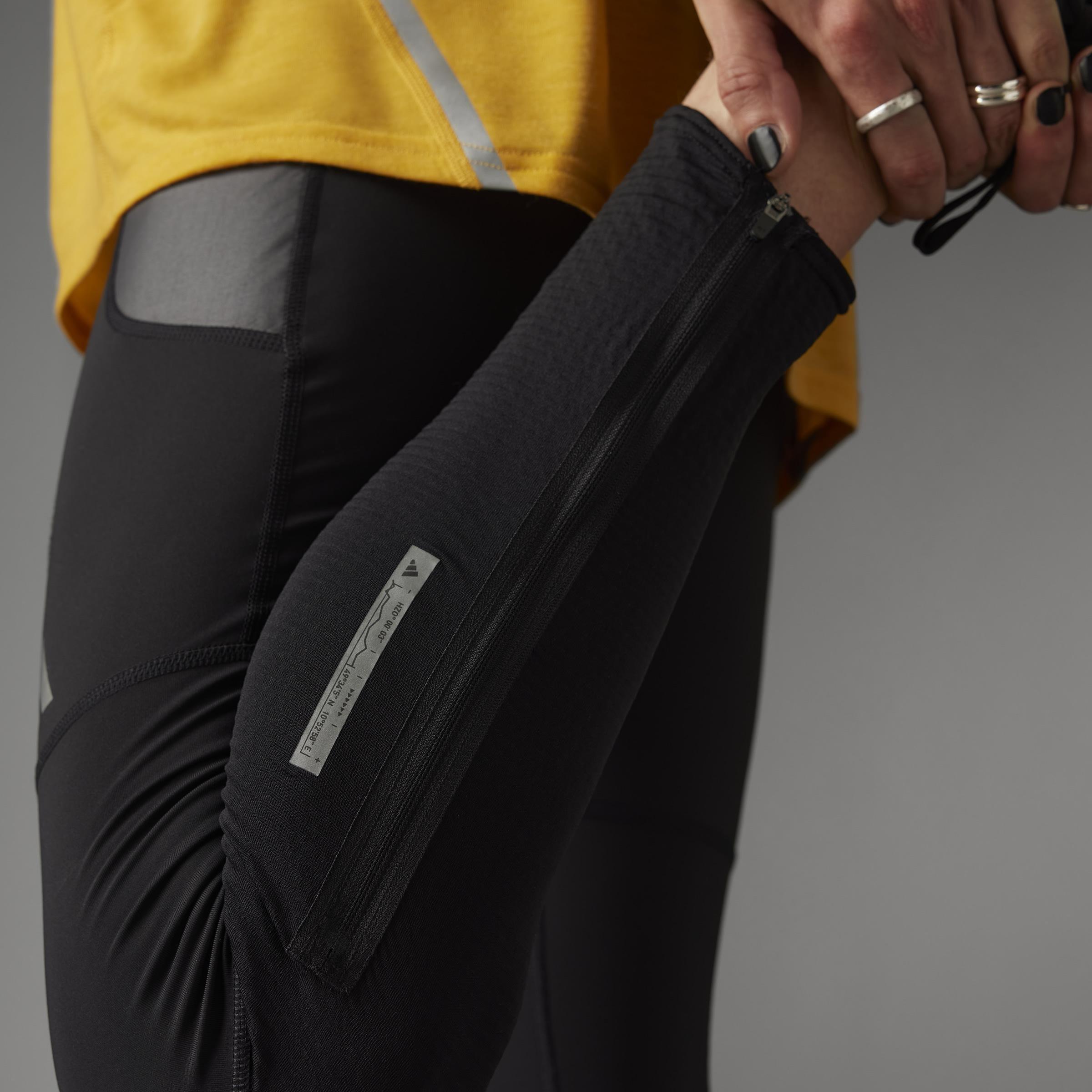 Ultimate Running Conquer The Elements Leggings, Black, , large image number 8