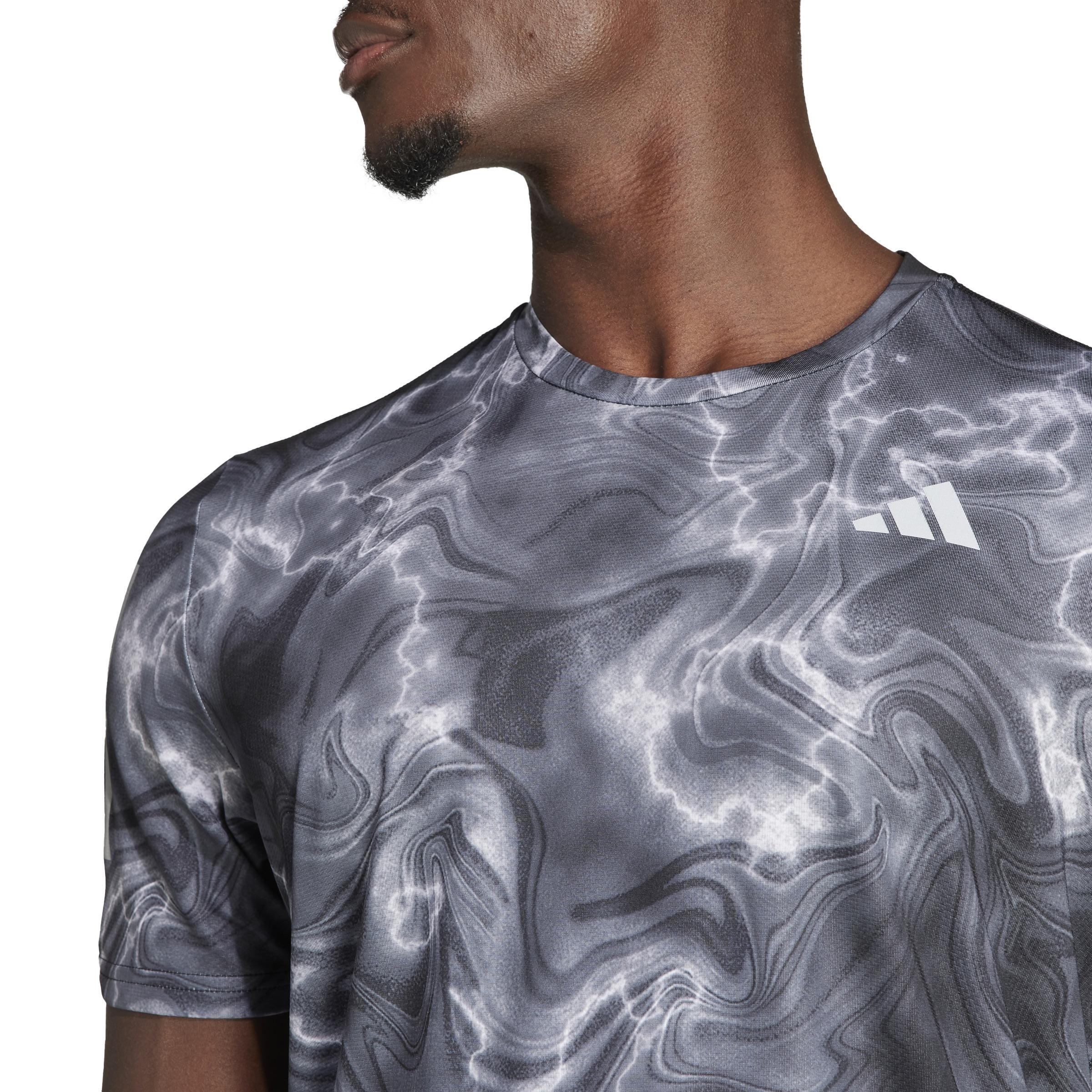 Own The Run Allover Print T-Shirt, White, A901_ONE, large image number 3