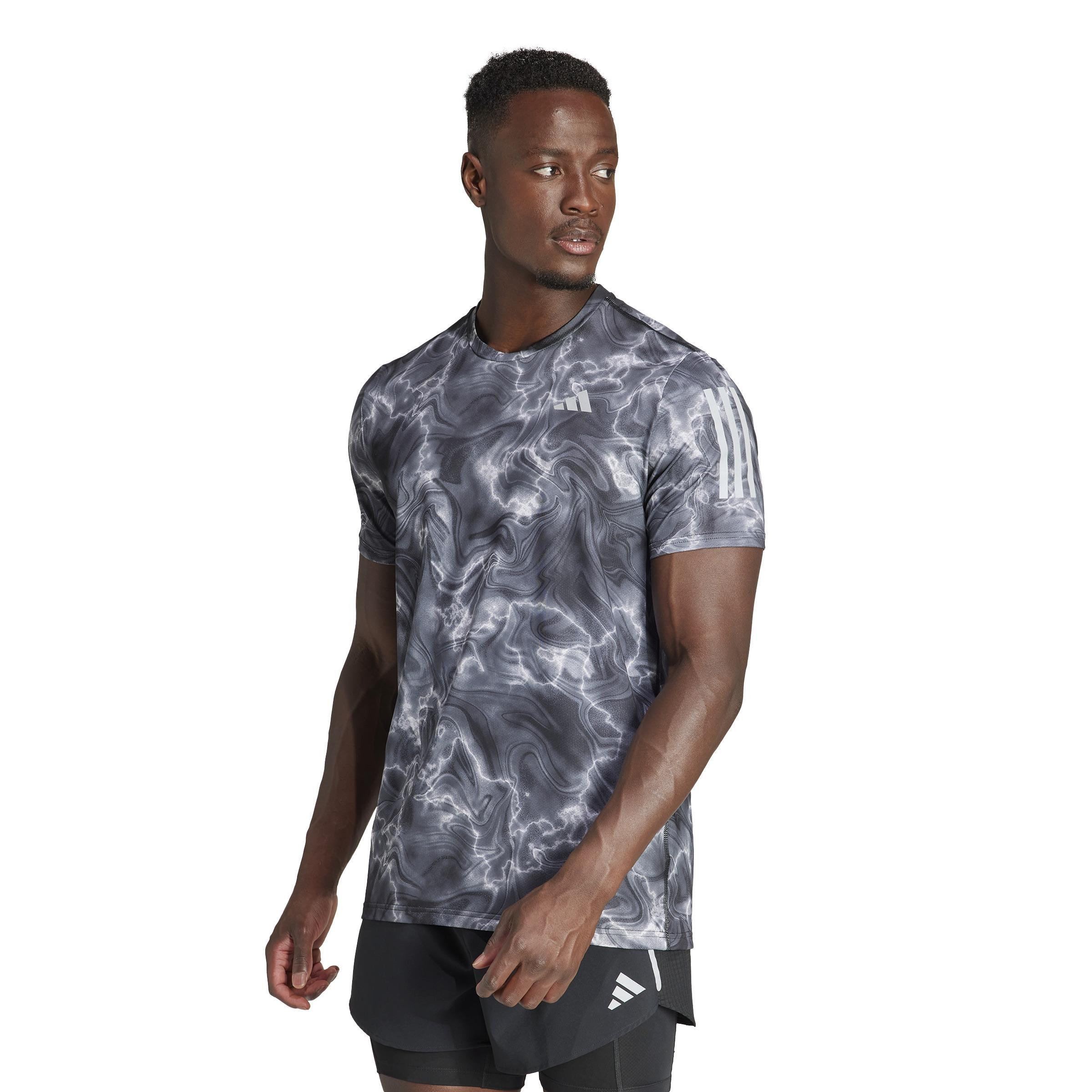 Own The Run Allover Print T-Shirt, White, A901_ONE, large image number 5