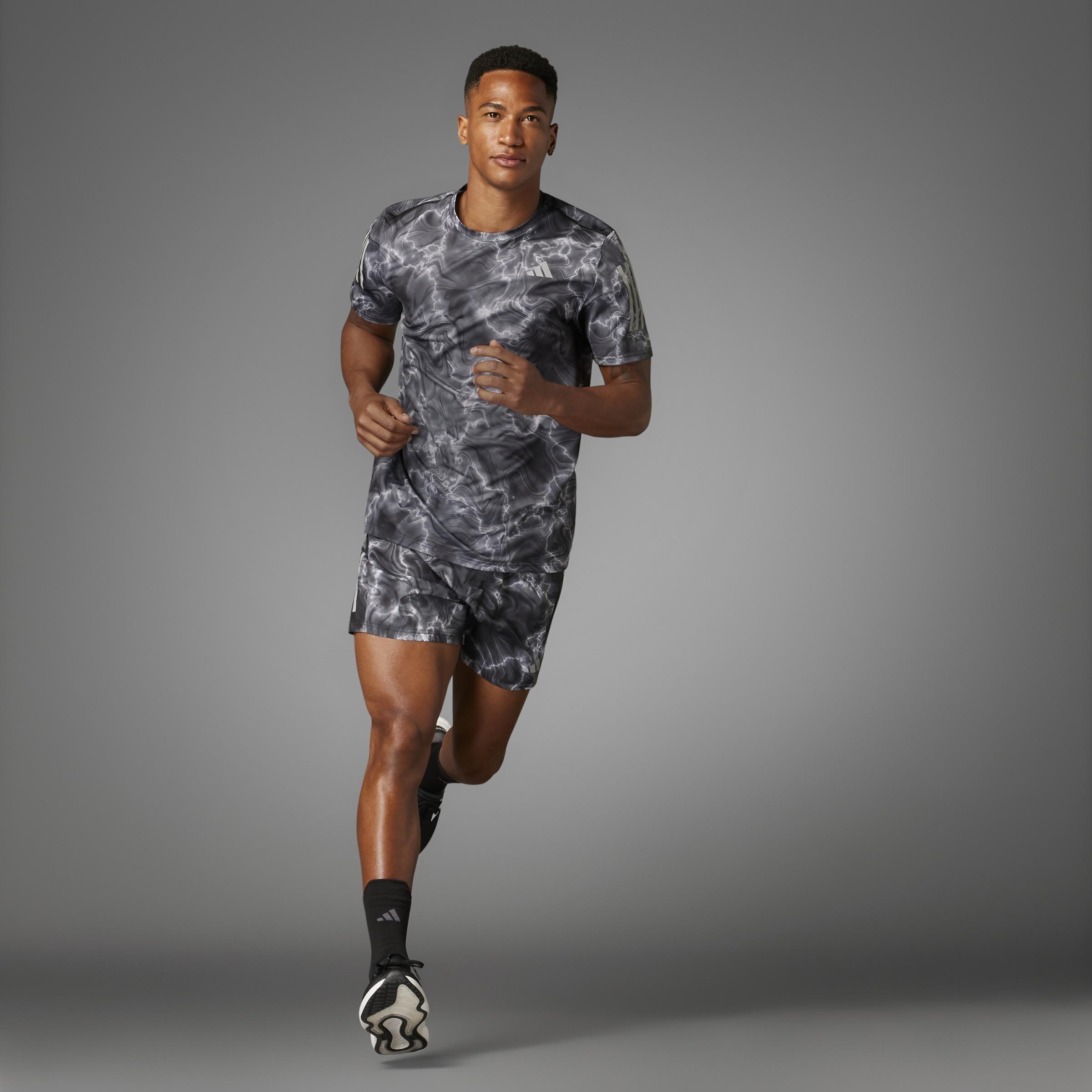 Own The Run Allover Print T-Shirt, White, A901_ONE, large image number 9