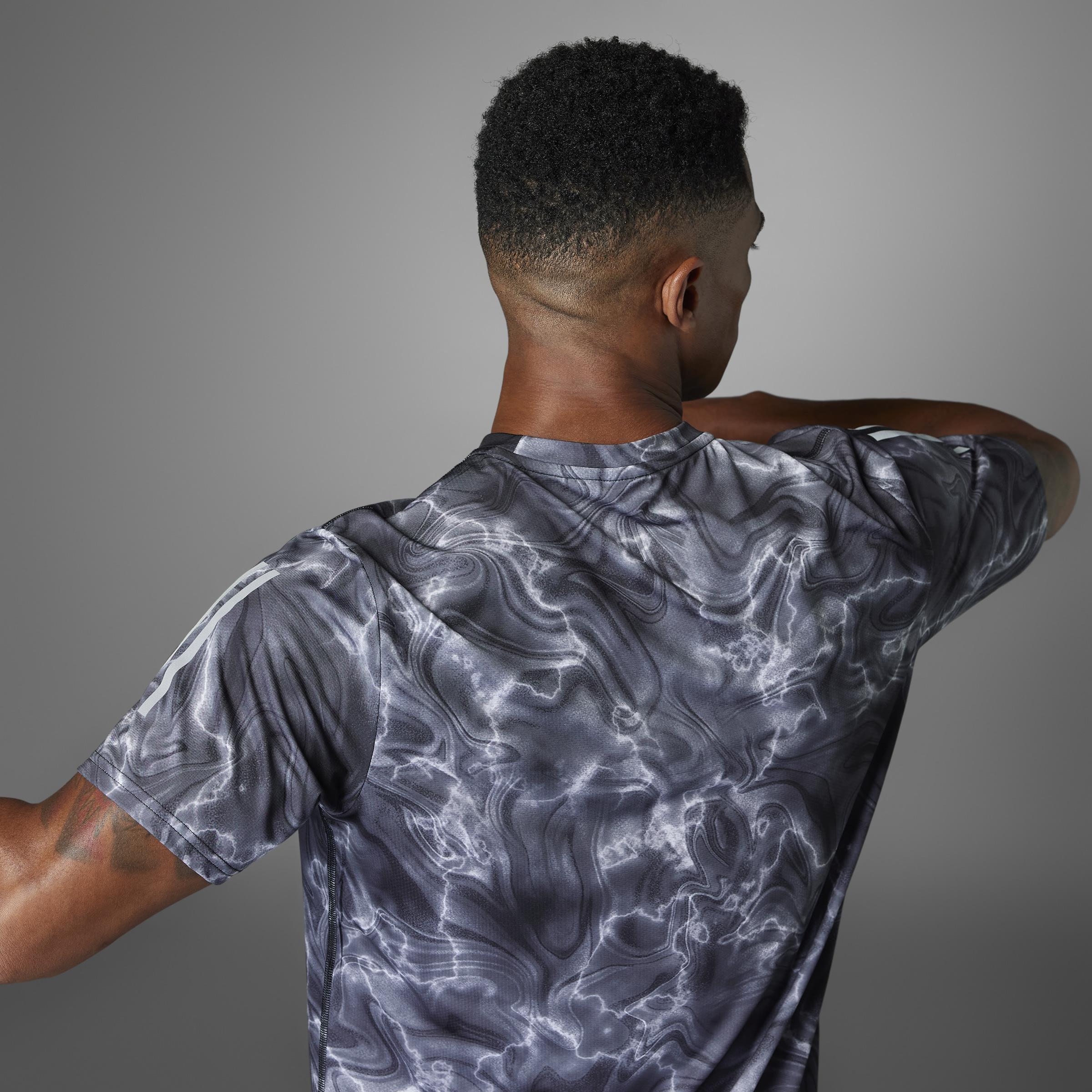 Own The Run Allover Print T-Shirt, White, A901_ONE, large image number 10