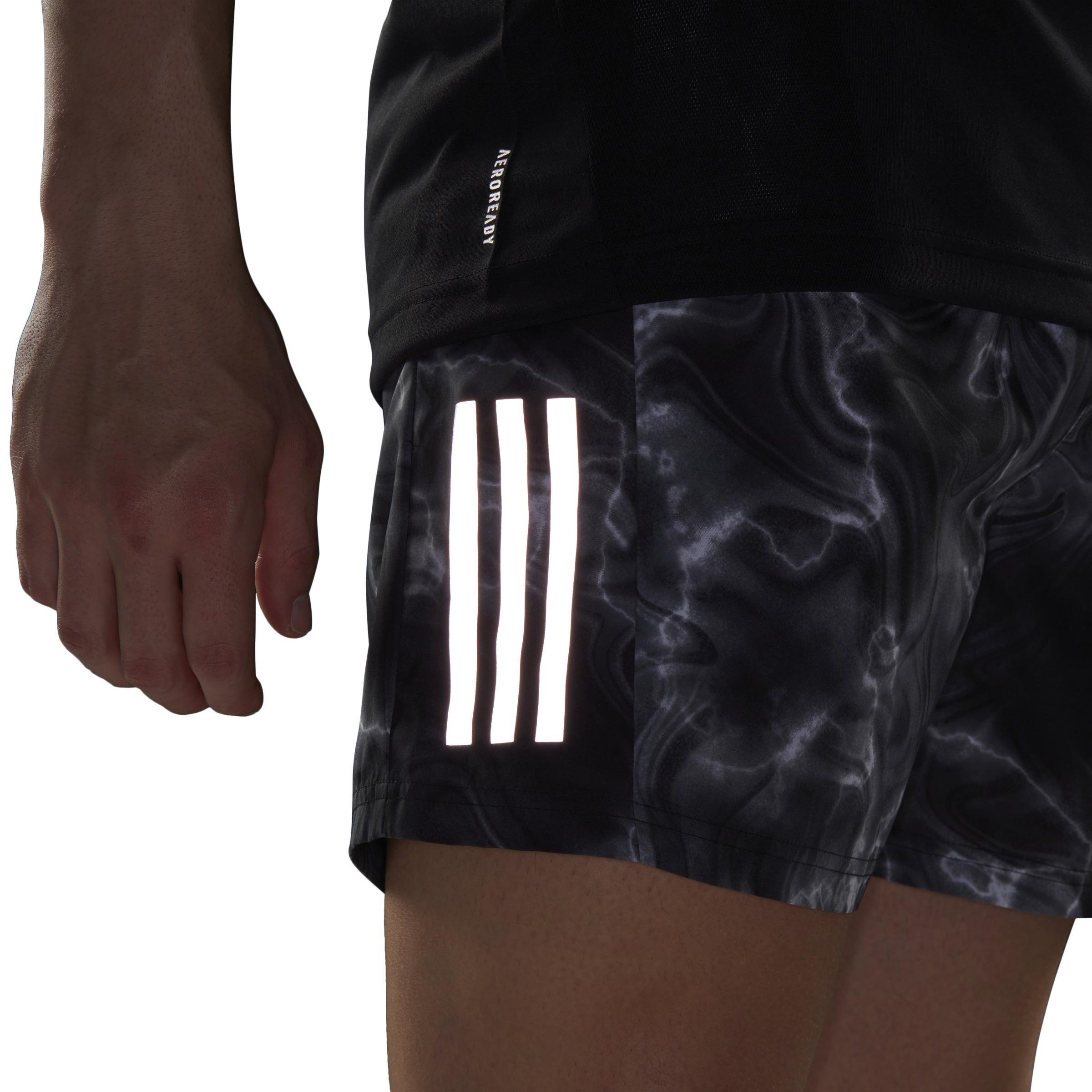 Own the Run Allover Print Shorts, White, , large image number 5