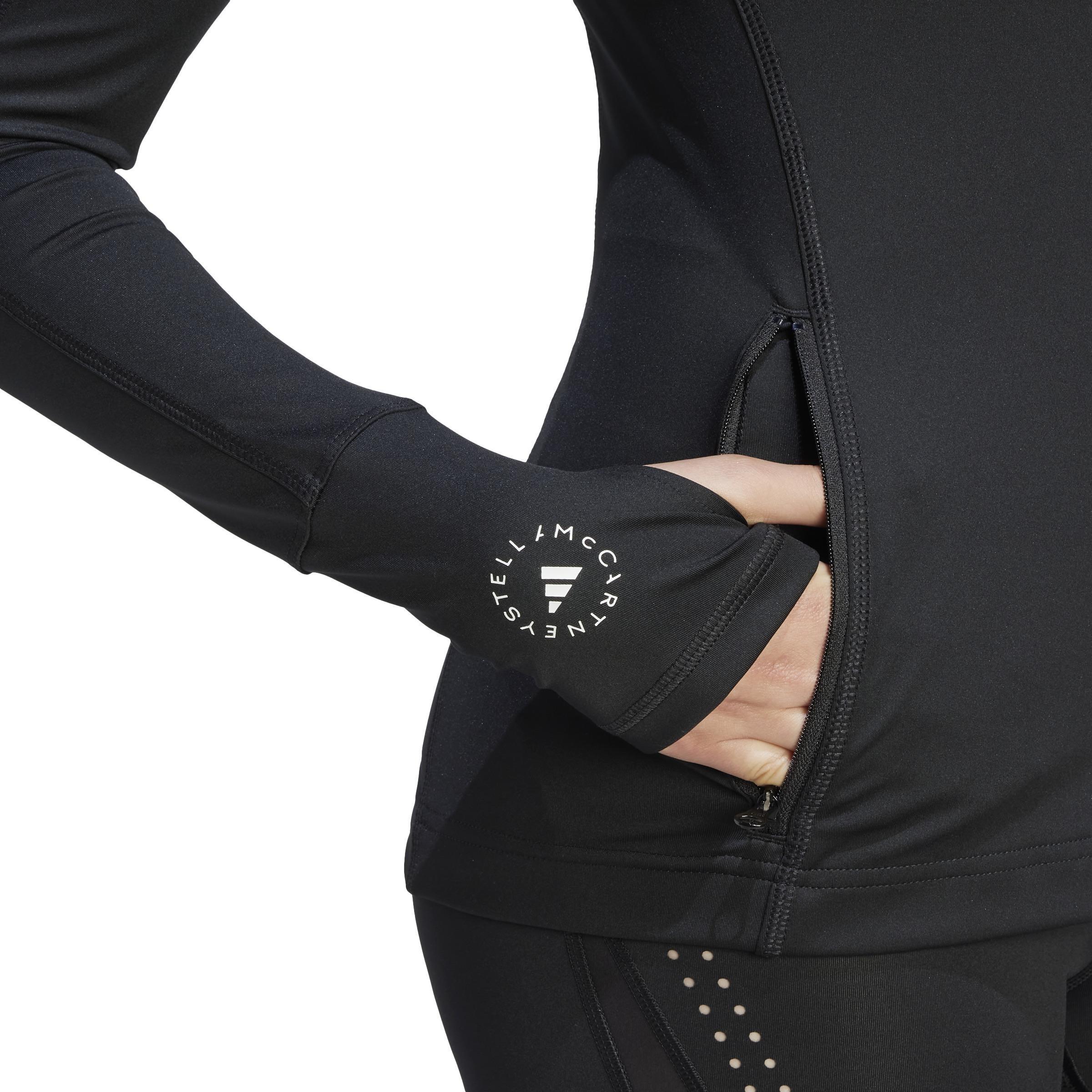 adidas by Stella McCartney TruePurpose Training Midlayer Jacket, Black, A901_ONE, large image number 4