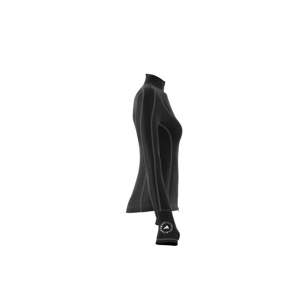 adidas by Stella McCartney TruePurpose Training Midlayer Jacket, Black, A901_ONE, large image number 9