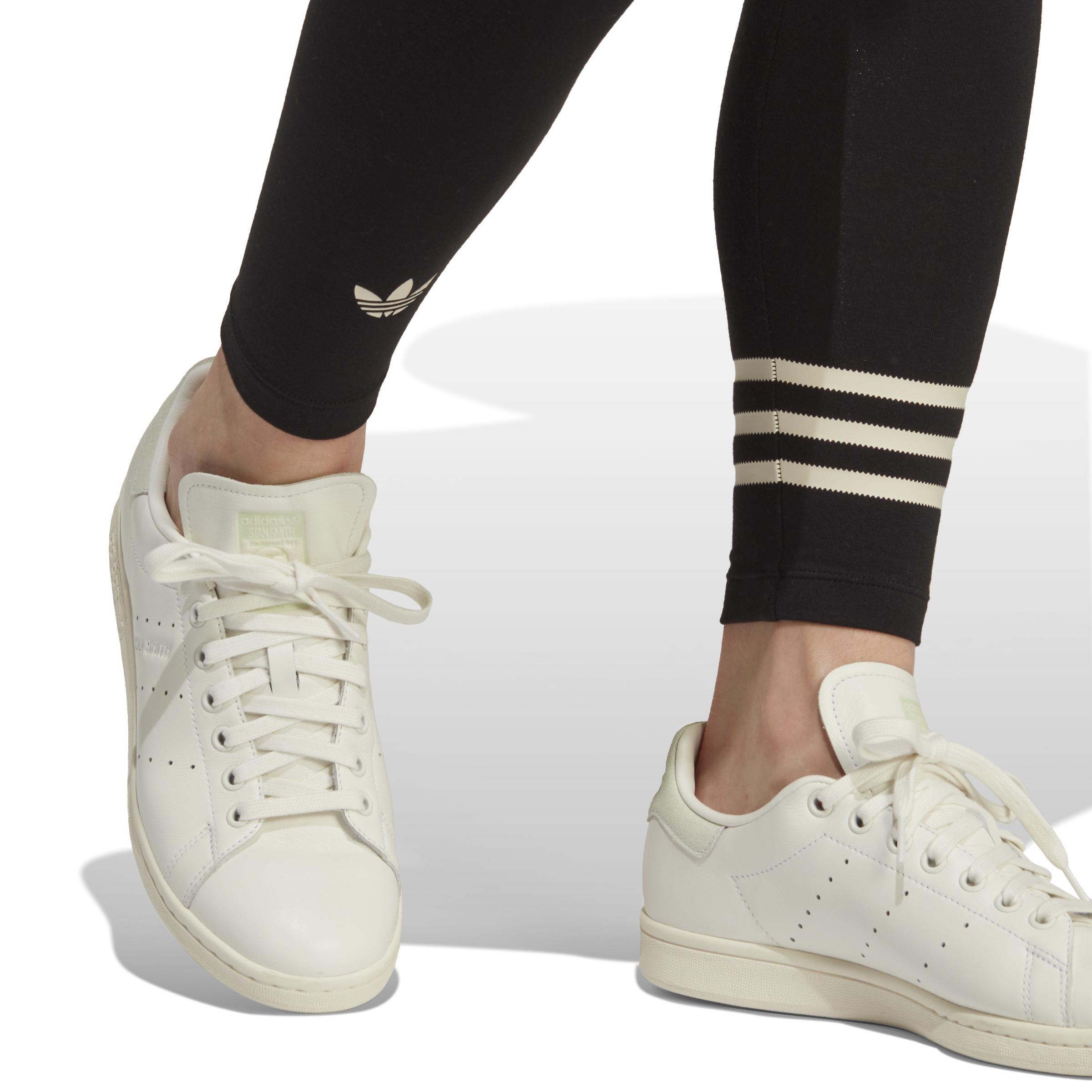 Adicolor Neuclassics Full Length Leggings (Plus Size), Black, A901_ONE, large image number 4