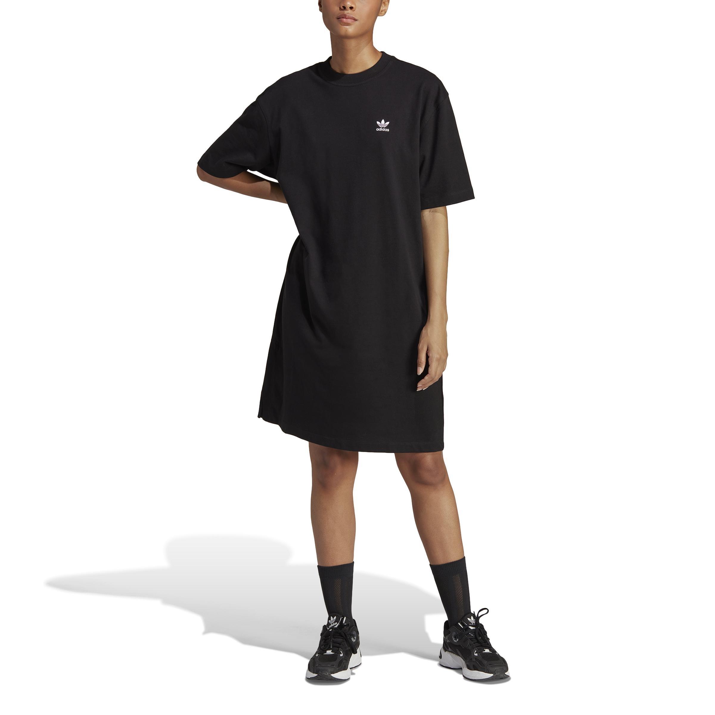 Adicolor Classics Big Trefoil Tee Dress, Black, A901_ONE, large image number 0