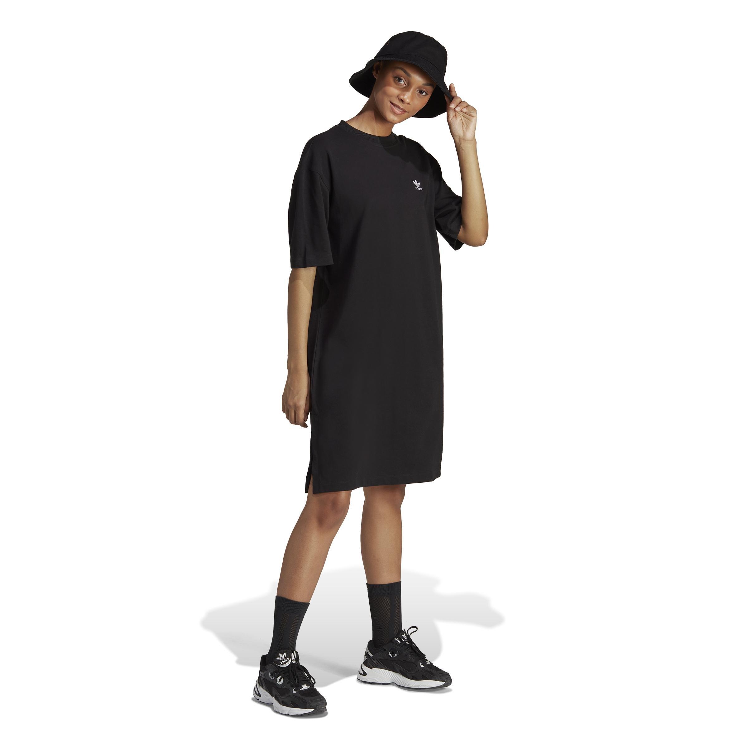 Adicolor Classics Big Trefoil Tee Dress, Black, A901_ONE, large image number 6