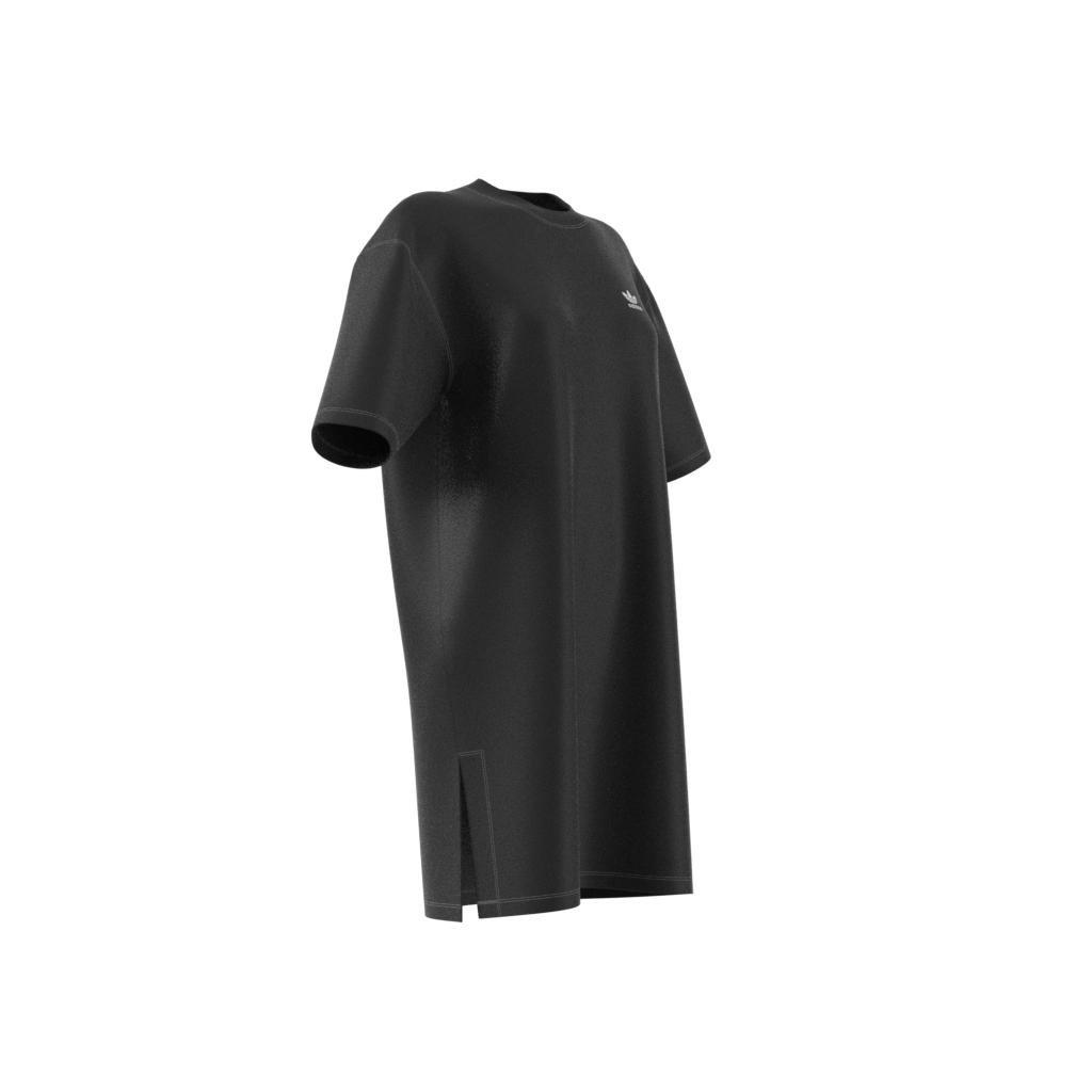 Adicolor Classics Big Trefoil Tee Dress, Black, A901_ONE, large image number 8