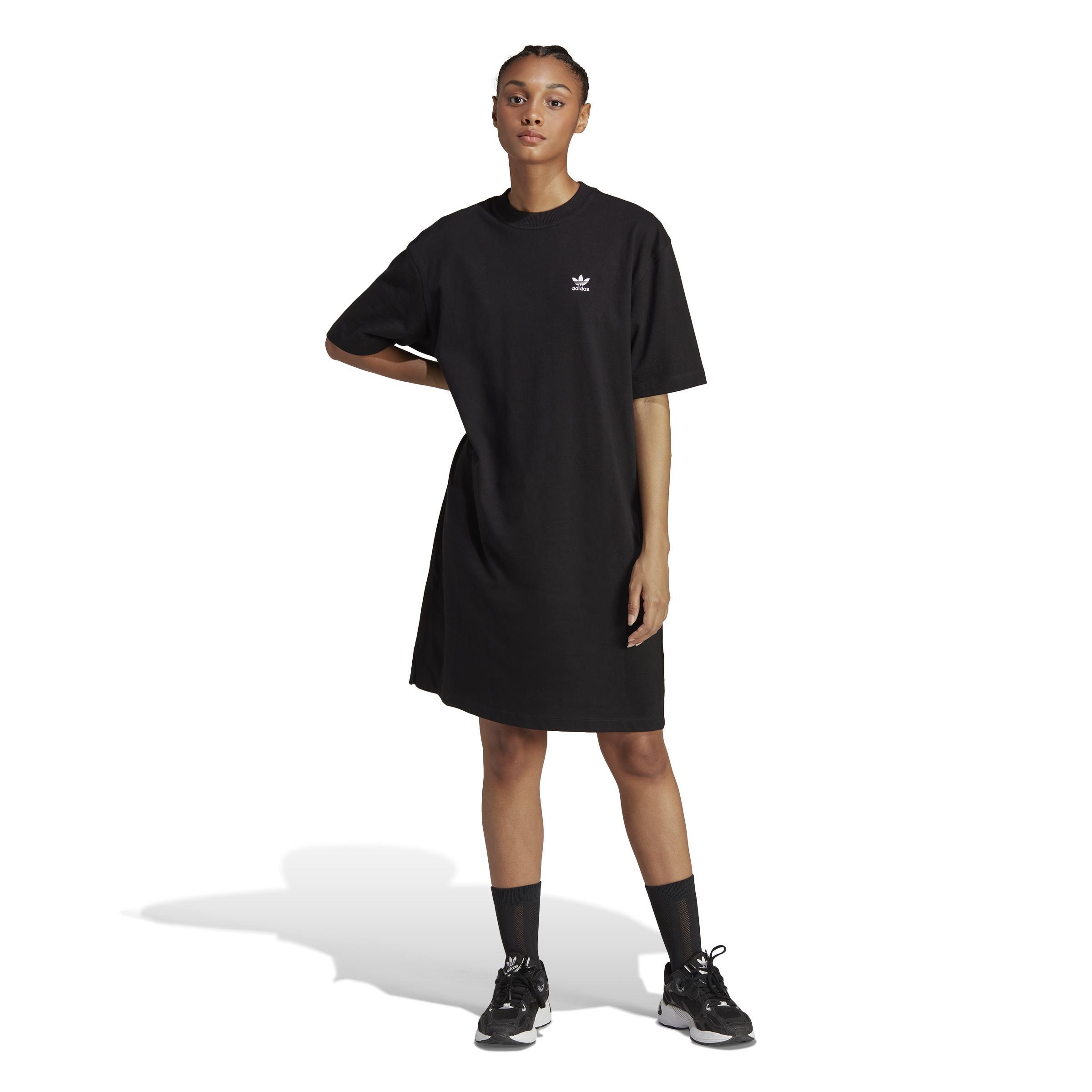 Adicolor Classics Big Trefoil Tee Dress, Black, A901_ONE, large image number 12