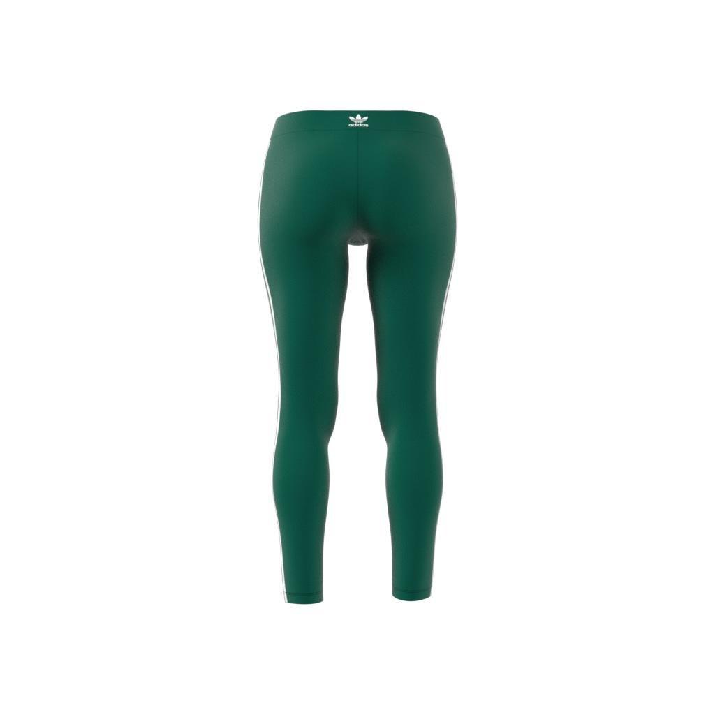 Adicolor Classics 3-Stripes Leggings, Green, A901_ONE, large image number 3