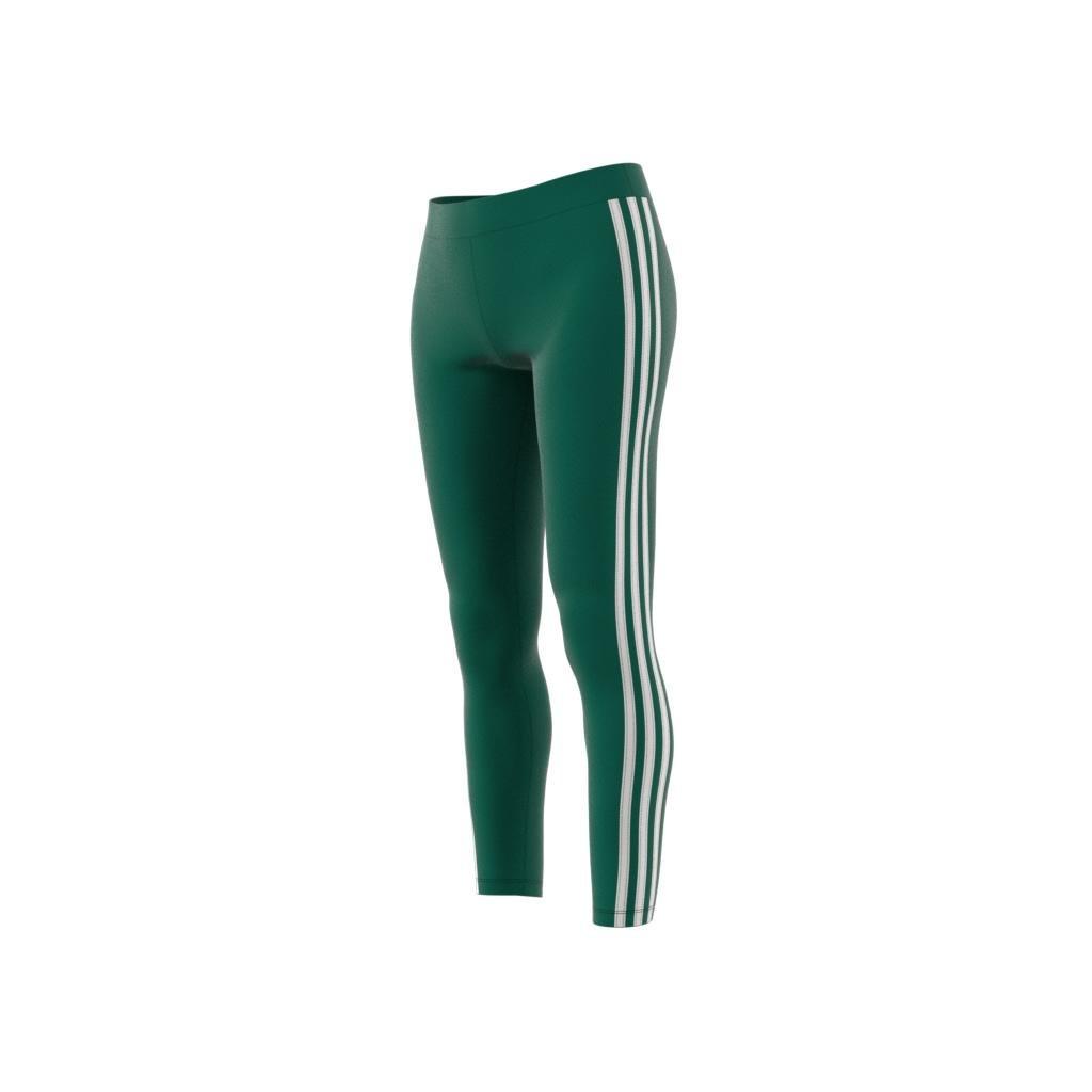 Adicolor Classics 3-Stripes Leggings, Green, A901_ONE, large image number 4