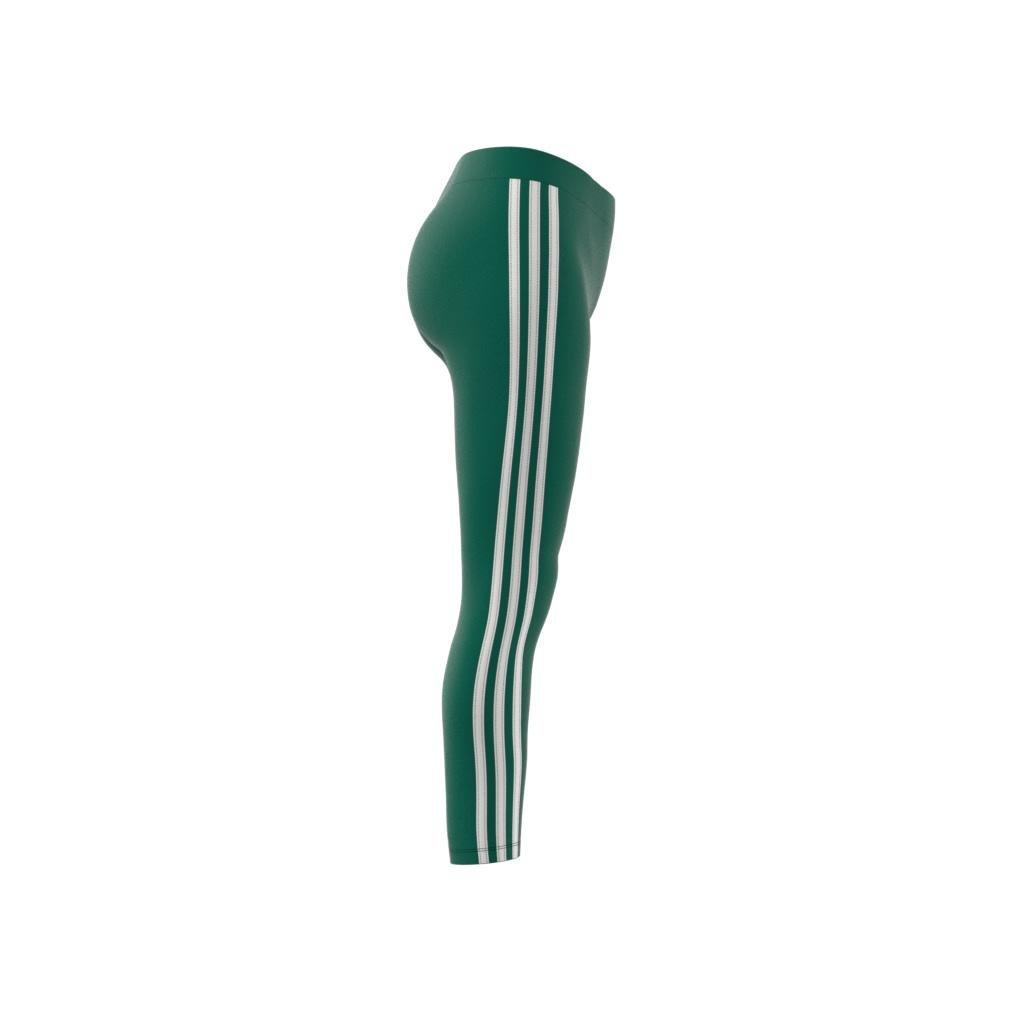 Adicolor Classics 3-Stripes Leggings, Green, A901_ONE, large image number 8