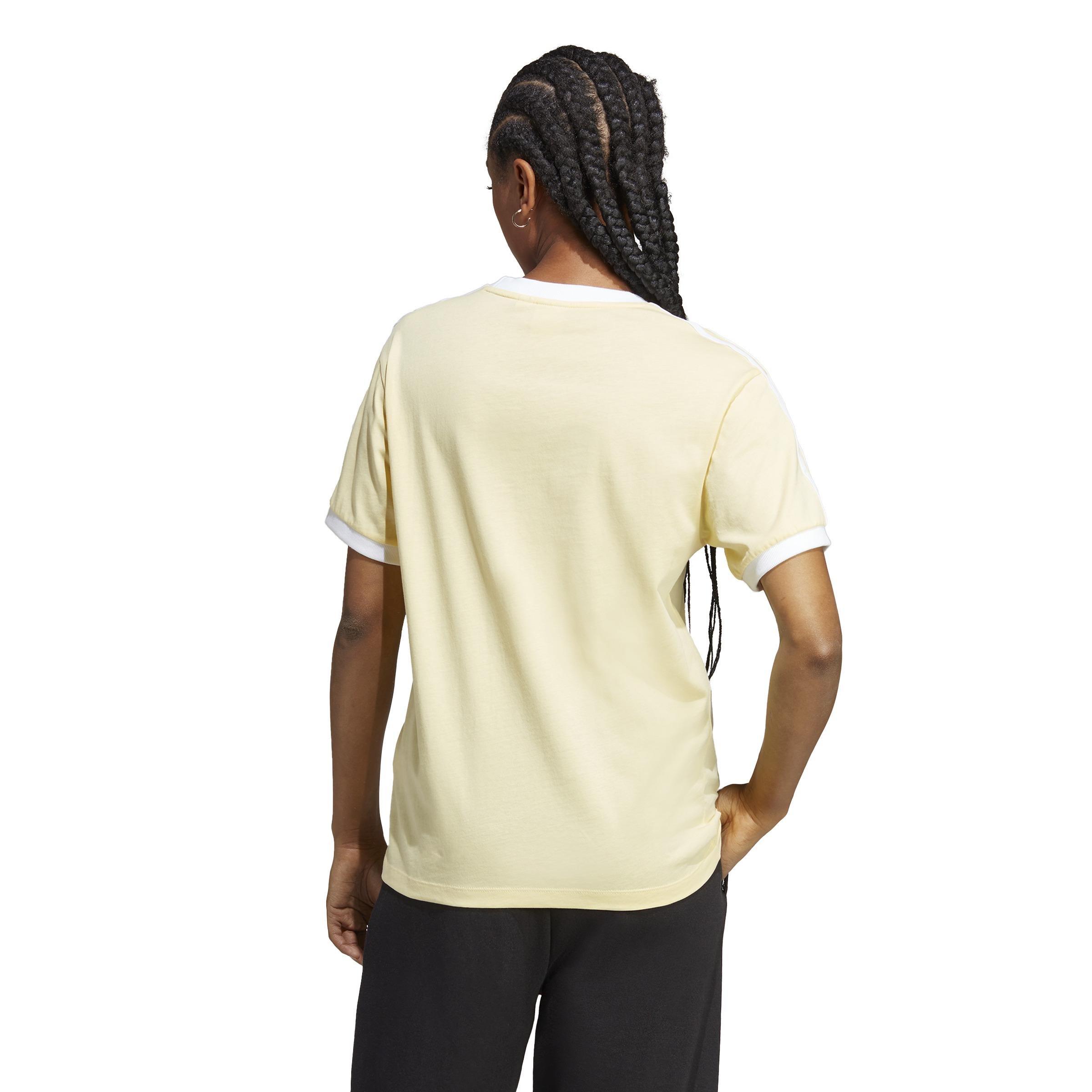 Adicolor Classics 3-Stripes T-Shirt, Yellow, A901_ONE, large image number 3