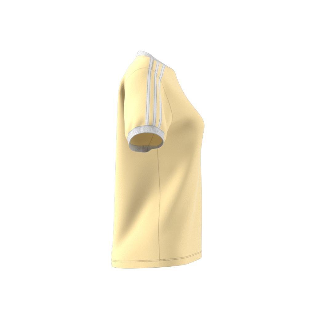 Adicolor Classics 3-Stripes T-Shirt, Yellow, A901_ONE, large image number 6