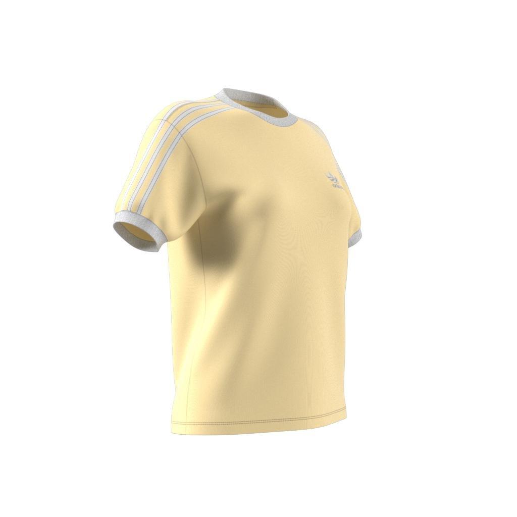 Adicolor Classics 3-Stripes T-Shirt, Yellow, A901_ONE, large image number 7