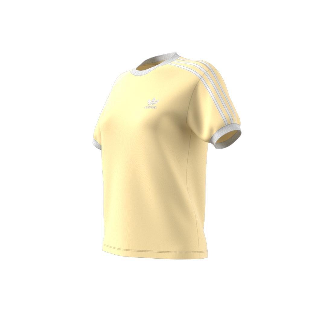 Adicolor Classics 3-Stripes T-Shirt, Yellow, A901_ONE, large image number 8
