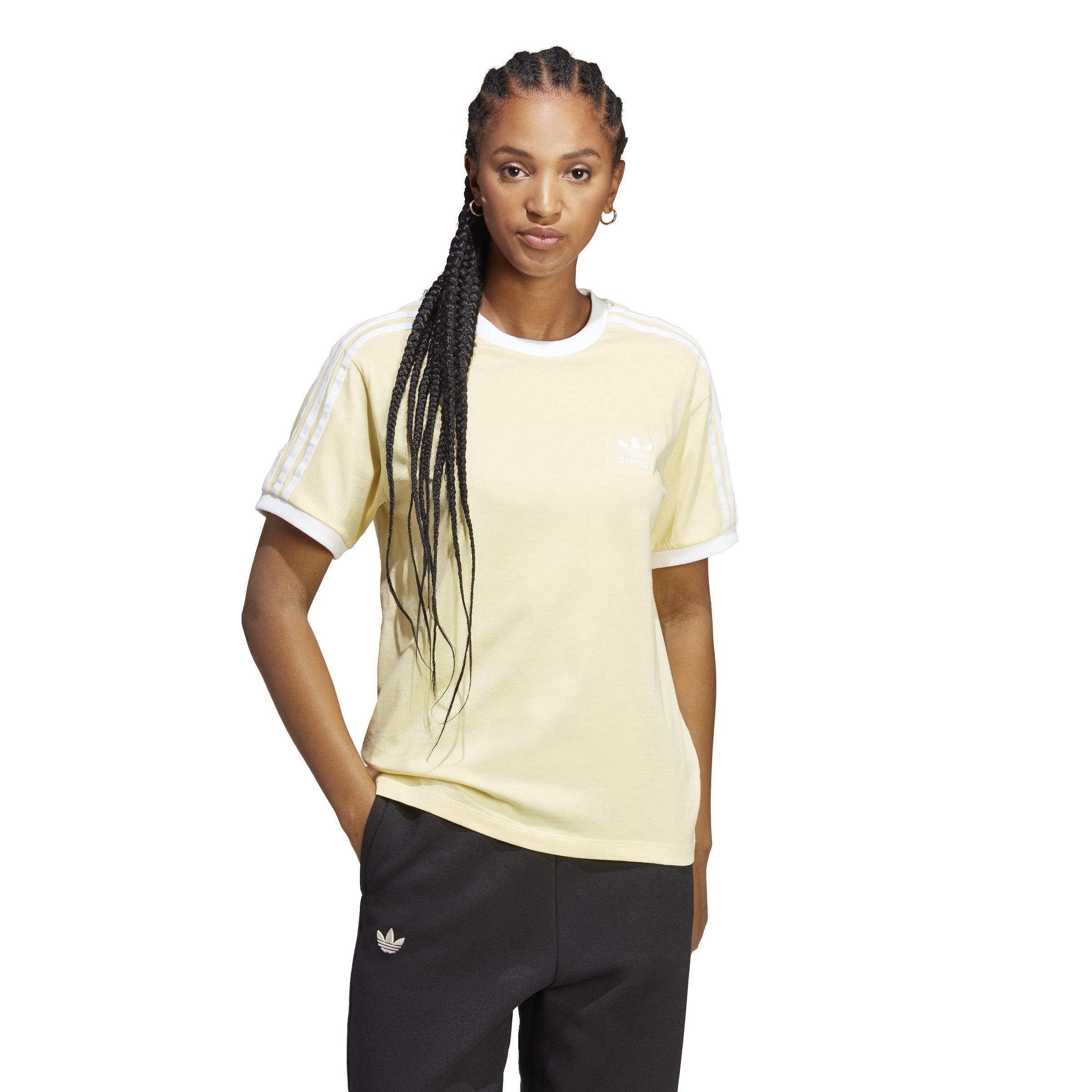 Adicolor Classics 3-Stripes T-Shirt, Yellow, A901_ONE, large image number 9
