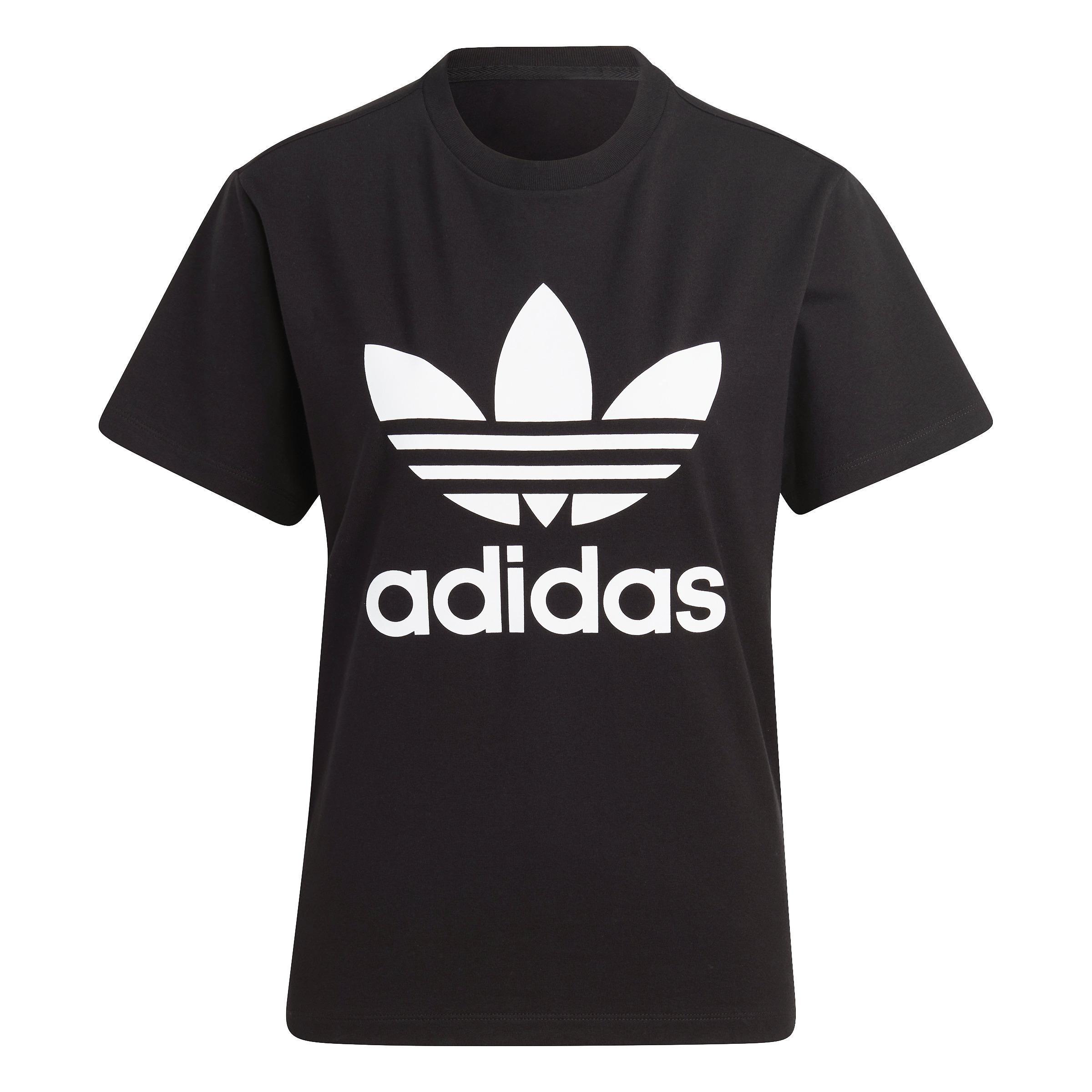 Adicolor Classics Trefoil T-Shirt, Black, A901_ONE, large image number 1