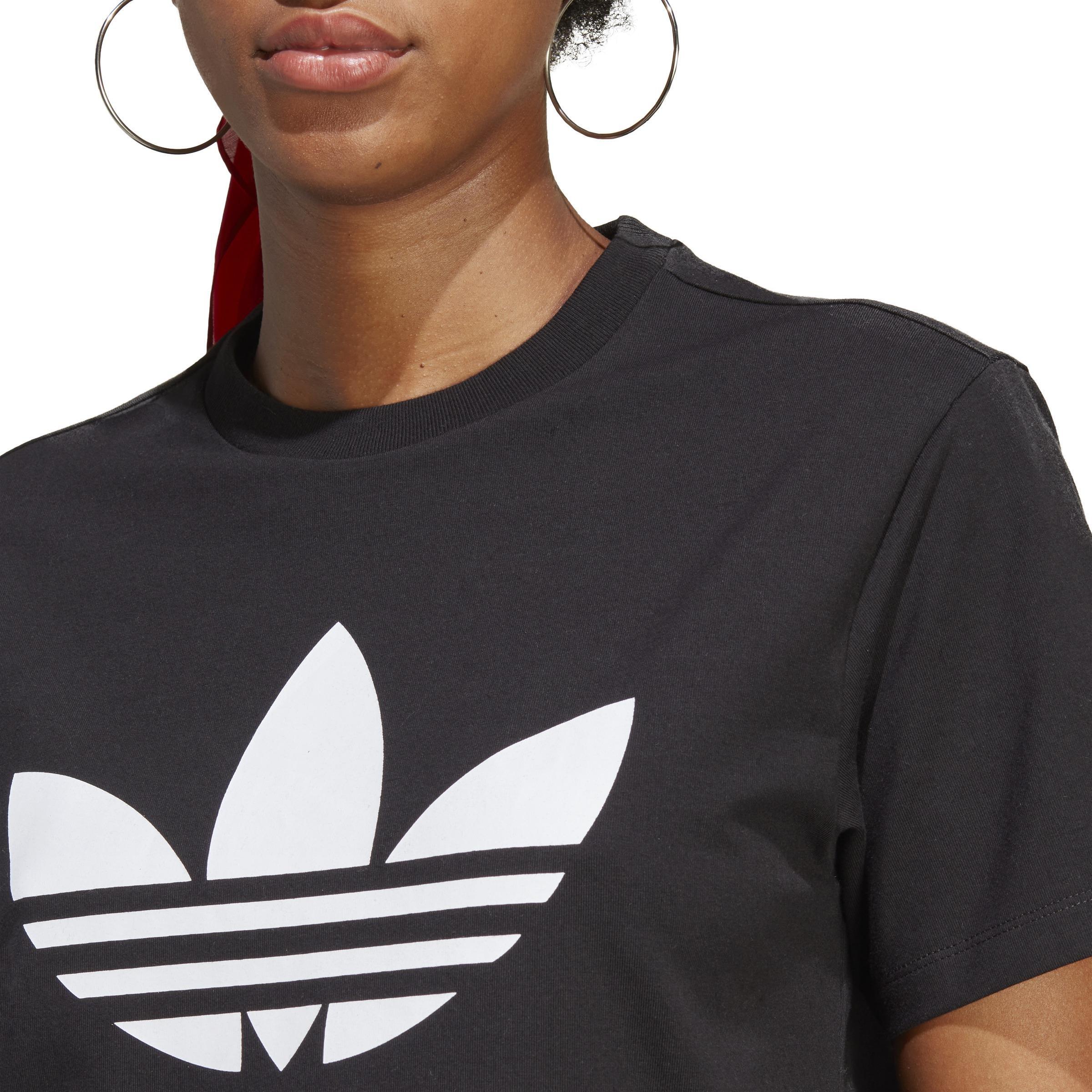 Adicolor Classics Trefoil T-Shirt, Black, A901_ONE, large image number 4