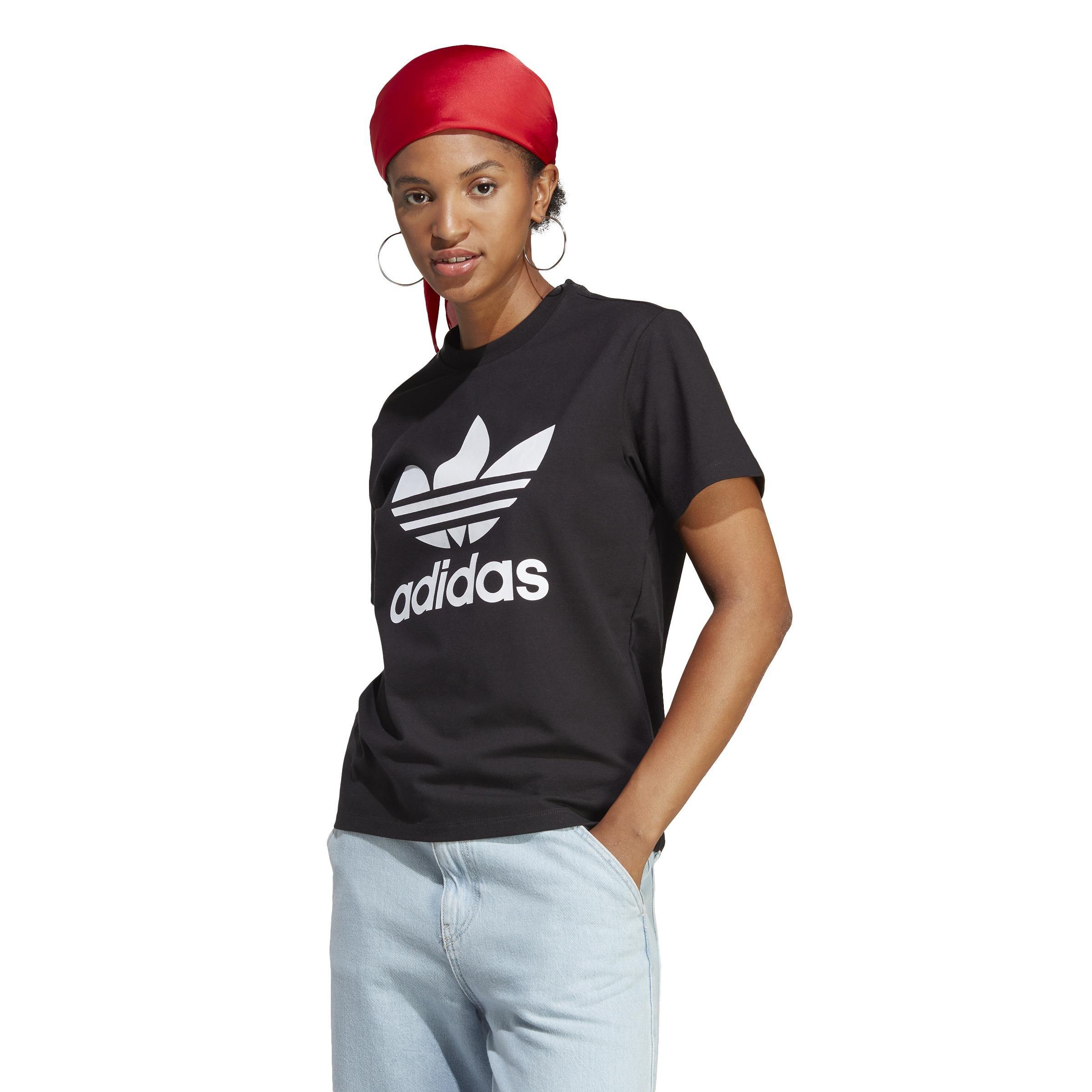 Women's adidas trefoil store shirt