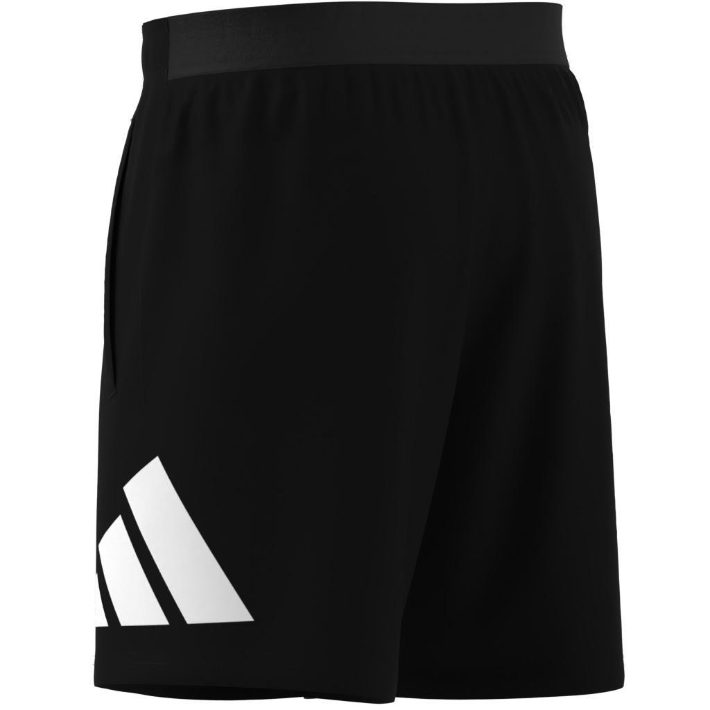 Train Essentials Logo Training Shorts, Black, A901_ONE, large image number 1