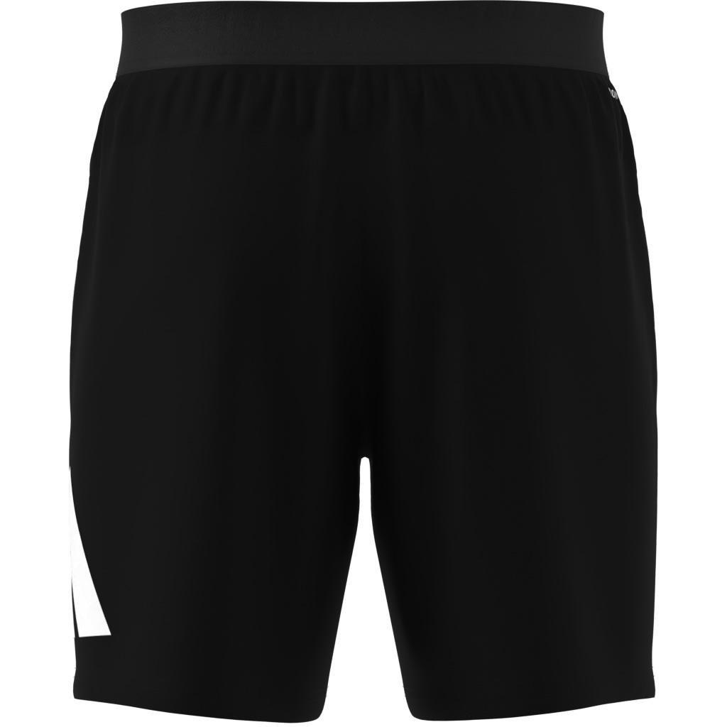 Train Essentials Logo Training Shorts, Black, A901_ONE, medium