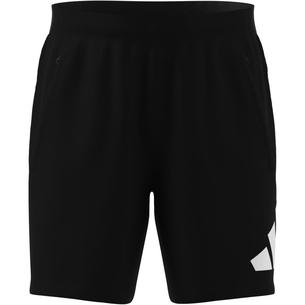 Train Essentials Logo Training Shorts, Black, A901_ONE, large image number 6