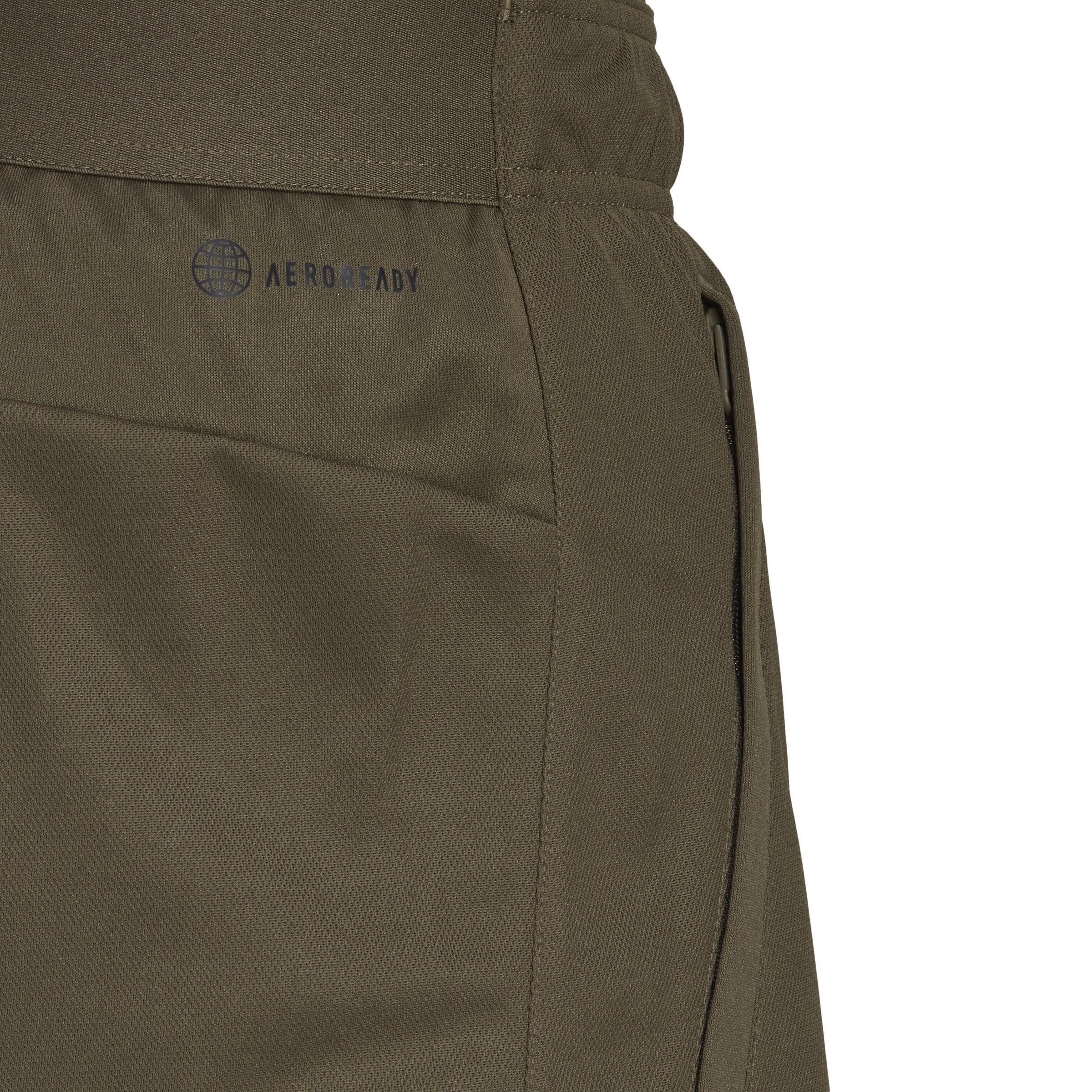 Train Essentials Logo Training Shorts, Green, A901_ONE, large image number 4