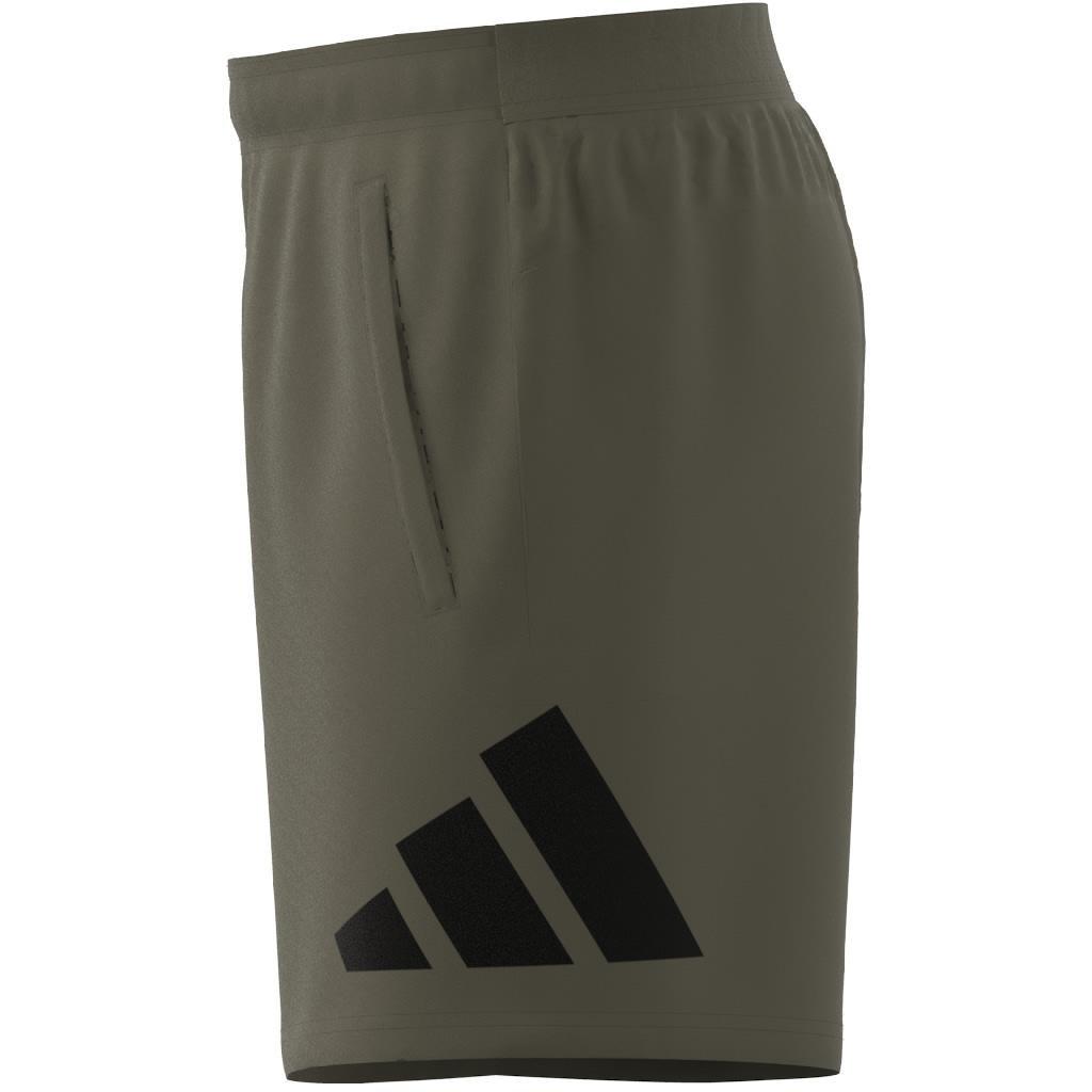 Train Essentials Logo Training Shorts, Green, A901_ONE, large image number 5