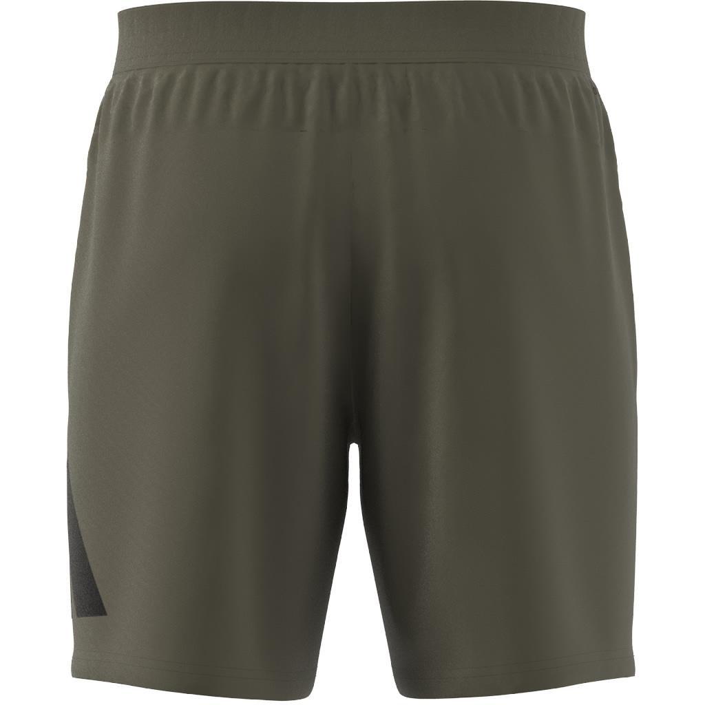 Train Essentials Logo Training Shorts, Green, A901_ONE, large image number 8