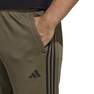 Men Train Essentials 3-Stripes Training Joggers, Green, A901_ONE, thumbnail image number 3