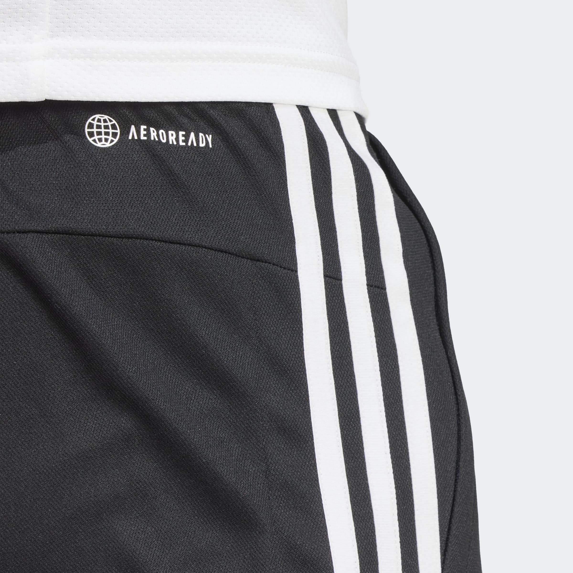 Train Essentials Pique 3-Stripes Training Shorts, Black, A901_ONE, large image number 3