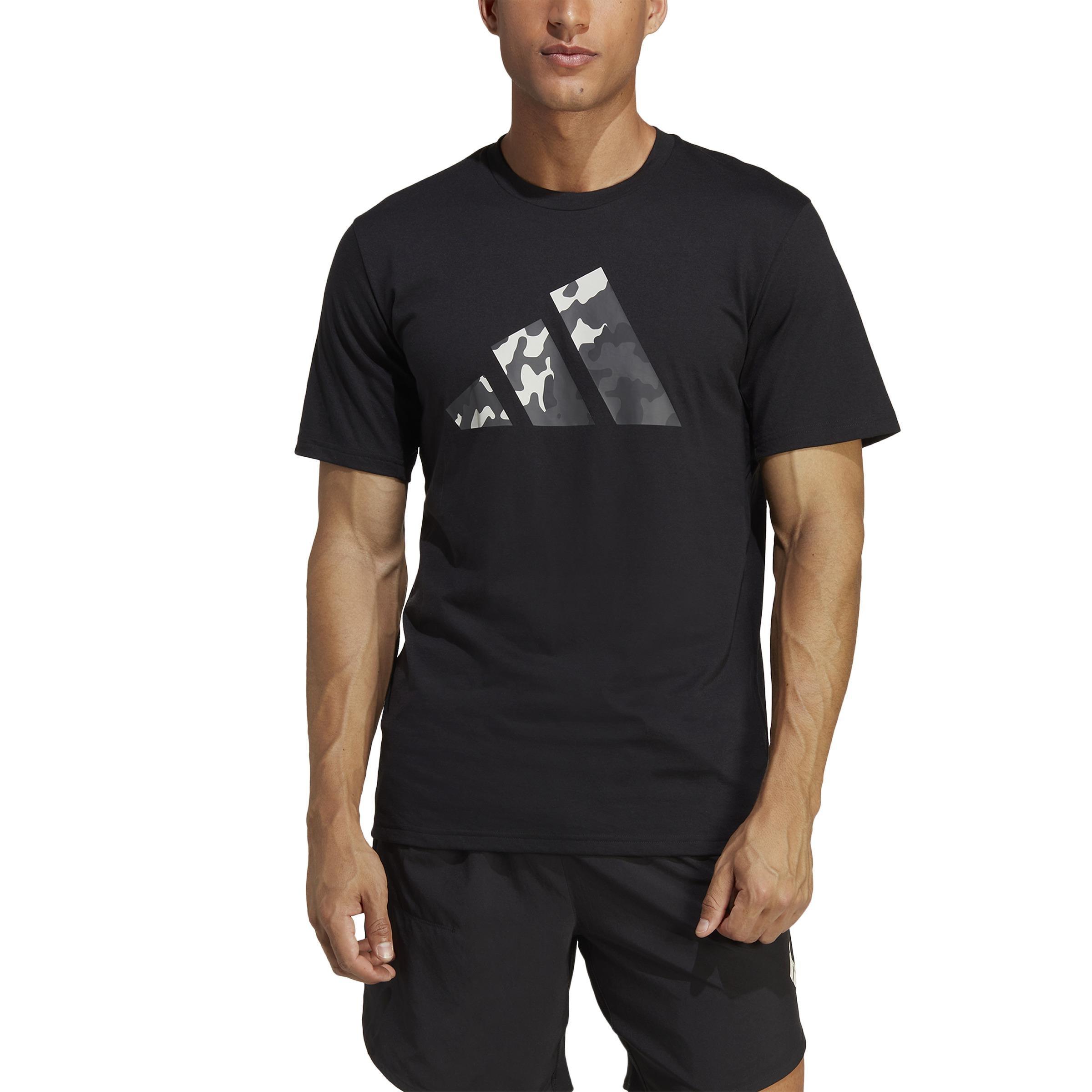 Train Essentials Seasonal Logo Training T-Shirt, Black, A901_ONE, large image number 0