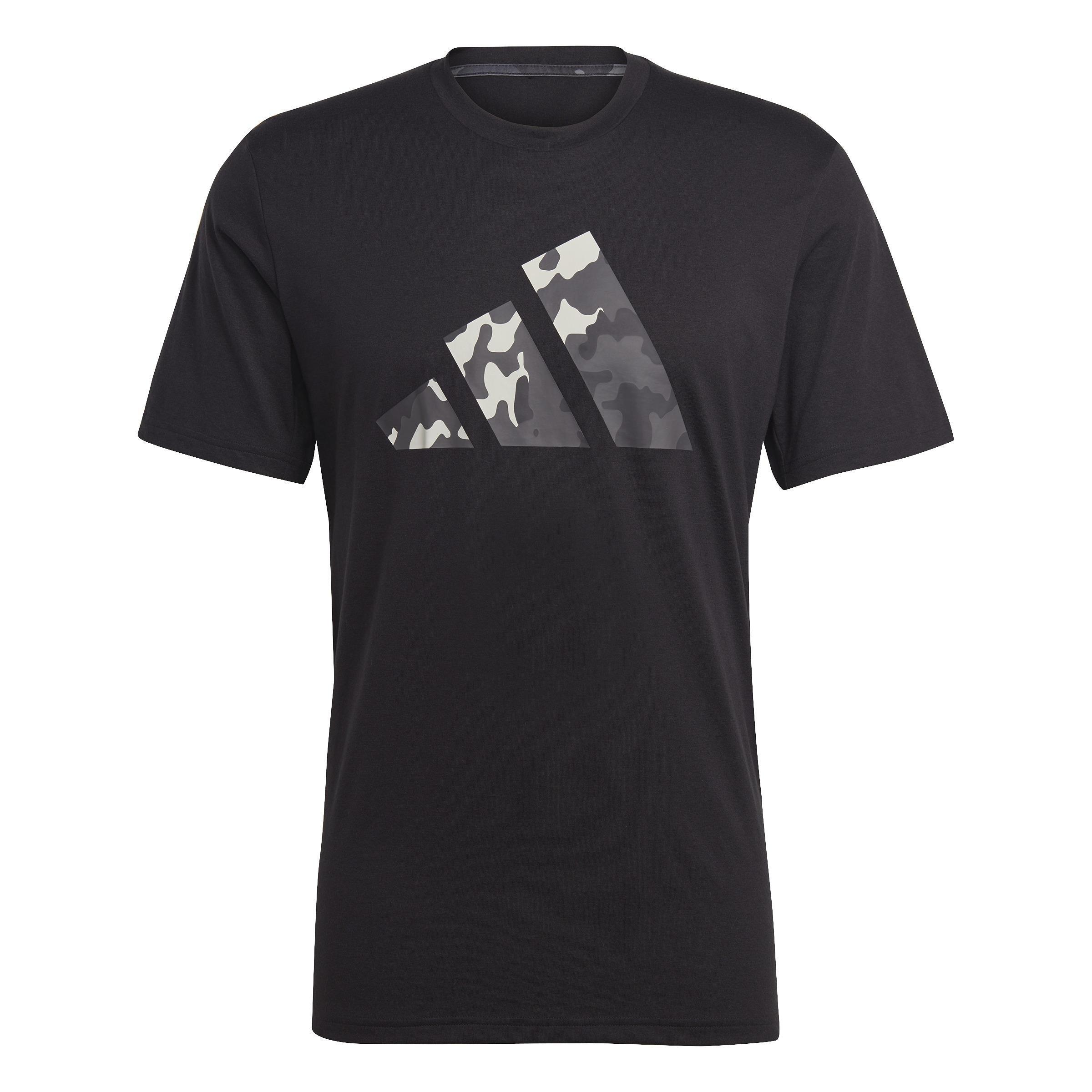 Train Essentials Seasonal Logo Training T-Shirt, Black, A901_ONE, large image number 1
