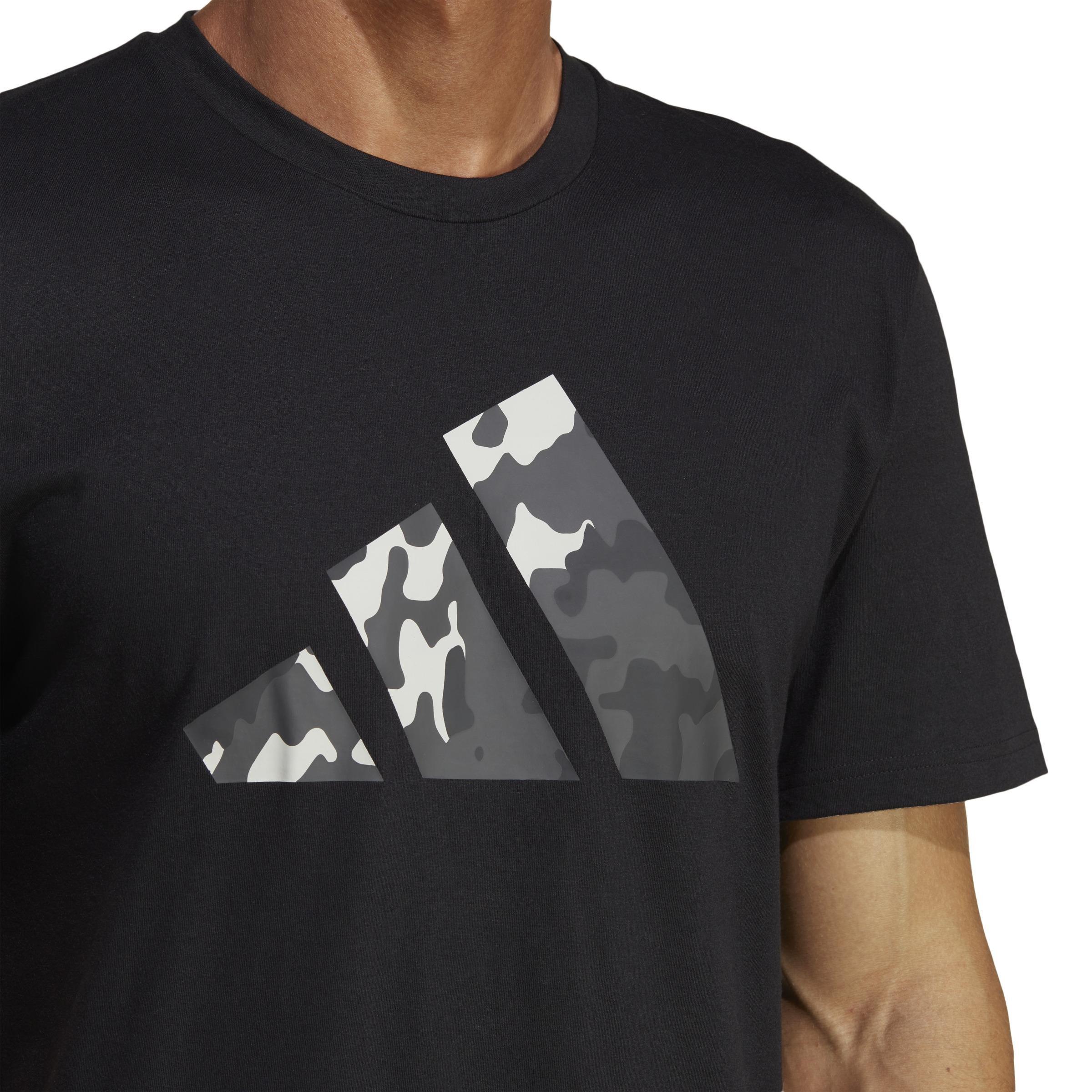 Train Essentials Seasonal Logo Training T-Shirt, Black, A901_ONE, large image number 4