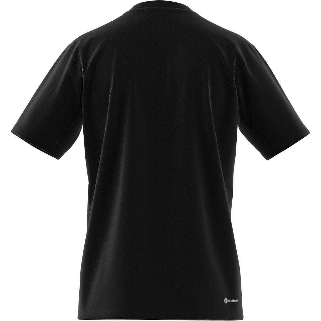 Men Train Essentials Seasonal Logo Training T-Shirt, Black, A901_ONE, large image number 8