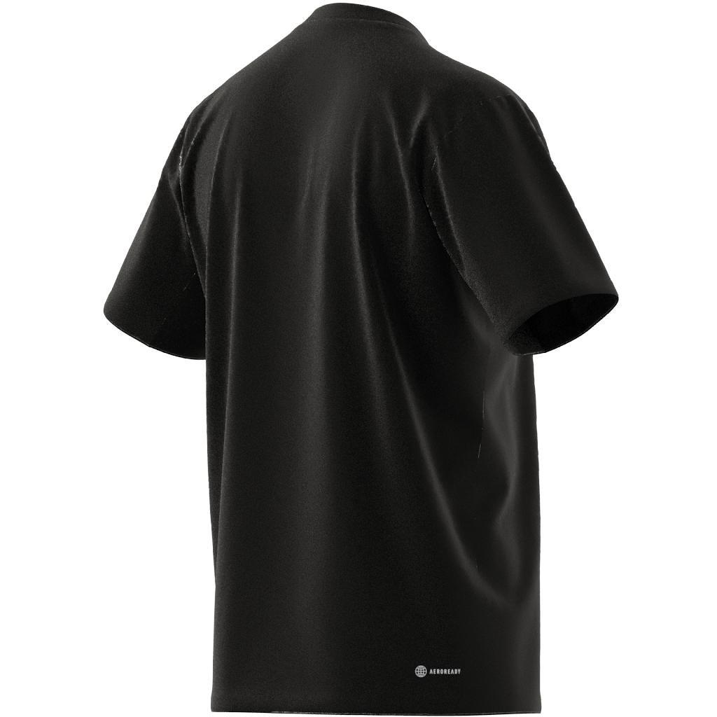 Men Train Essentials Seasonal Logo Training T-Shirt, Black, A901_ONE, large image number 12