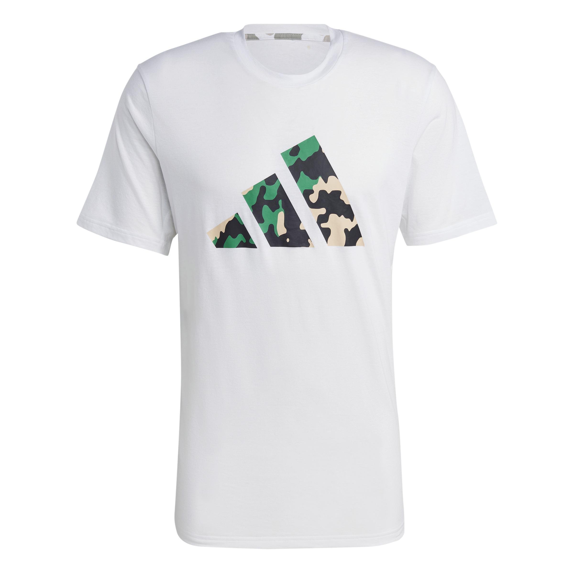 Train Essentials Seasonal Logo Training T-Shirt, White, A901_ONE, large image number 0
