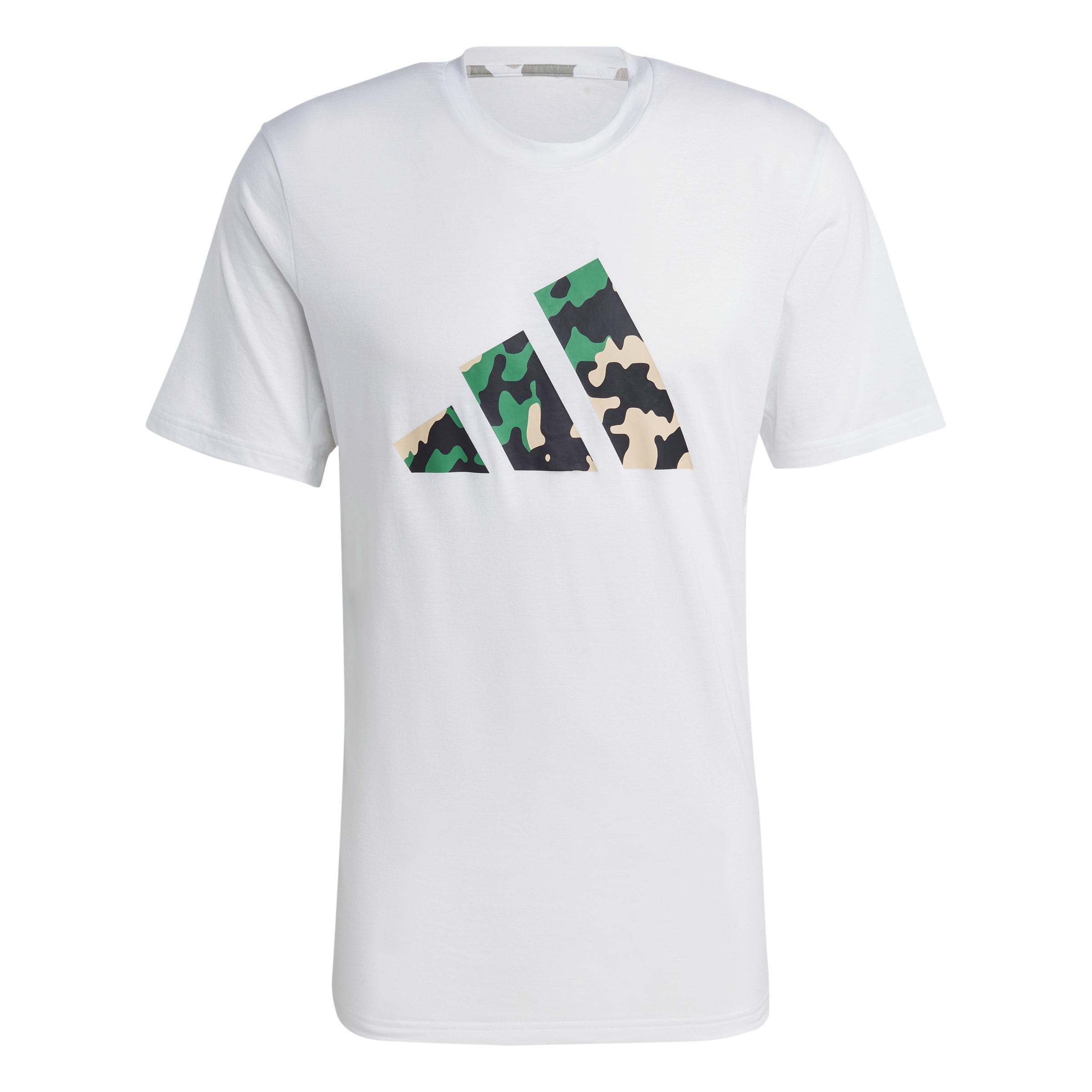 Train Essentials Seasonal Logo Training T-Shirt, White, A901_ONE, large image number 1